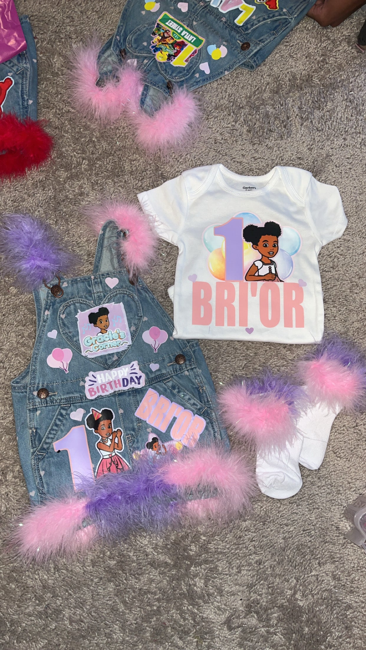 Custom Character Birthday Outfits