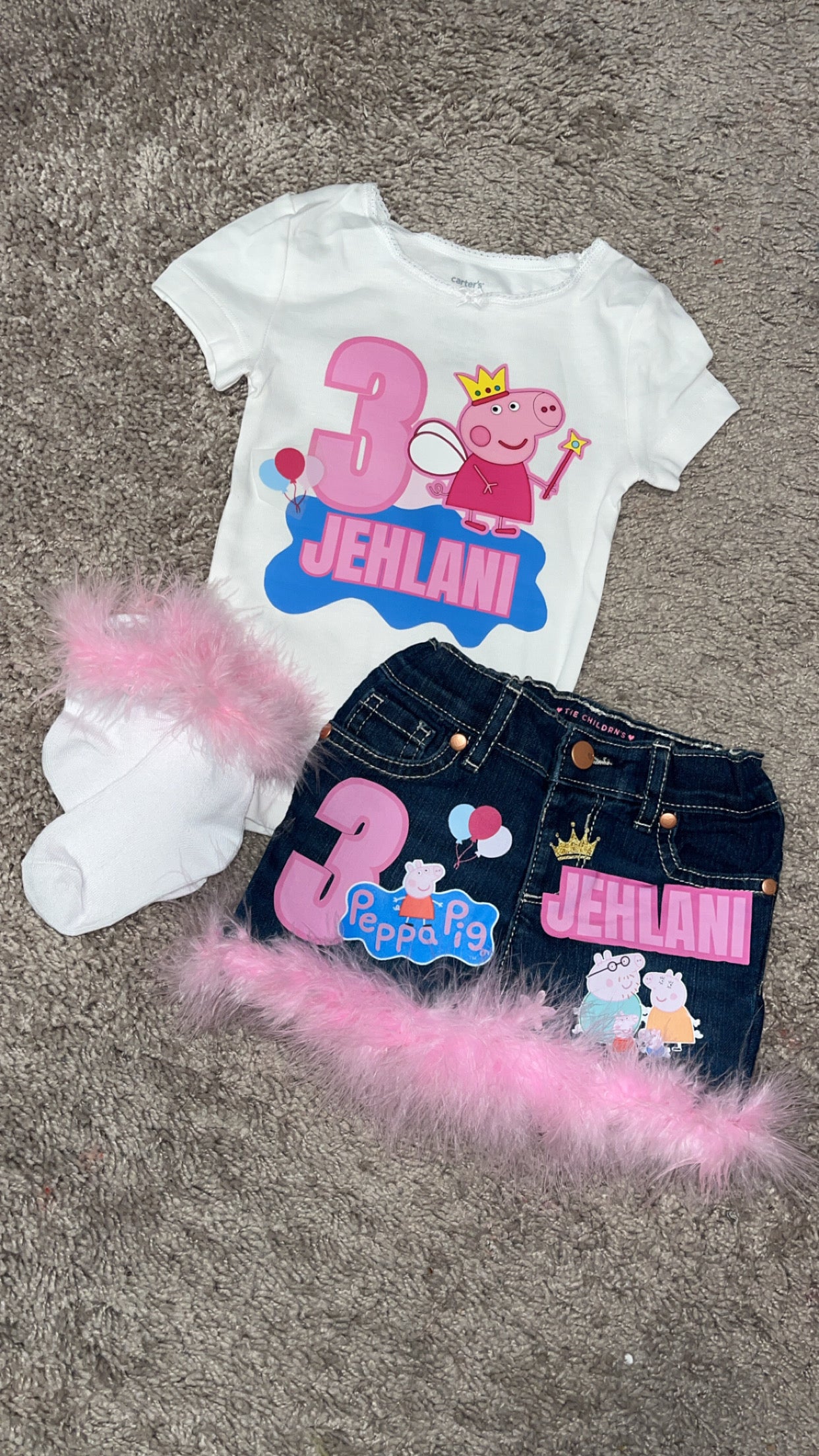 Custom Character Birthday Outfits