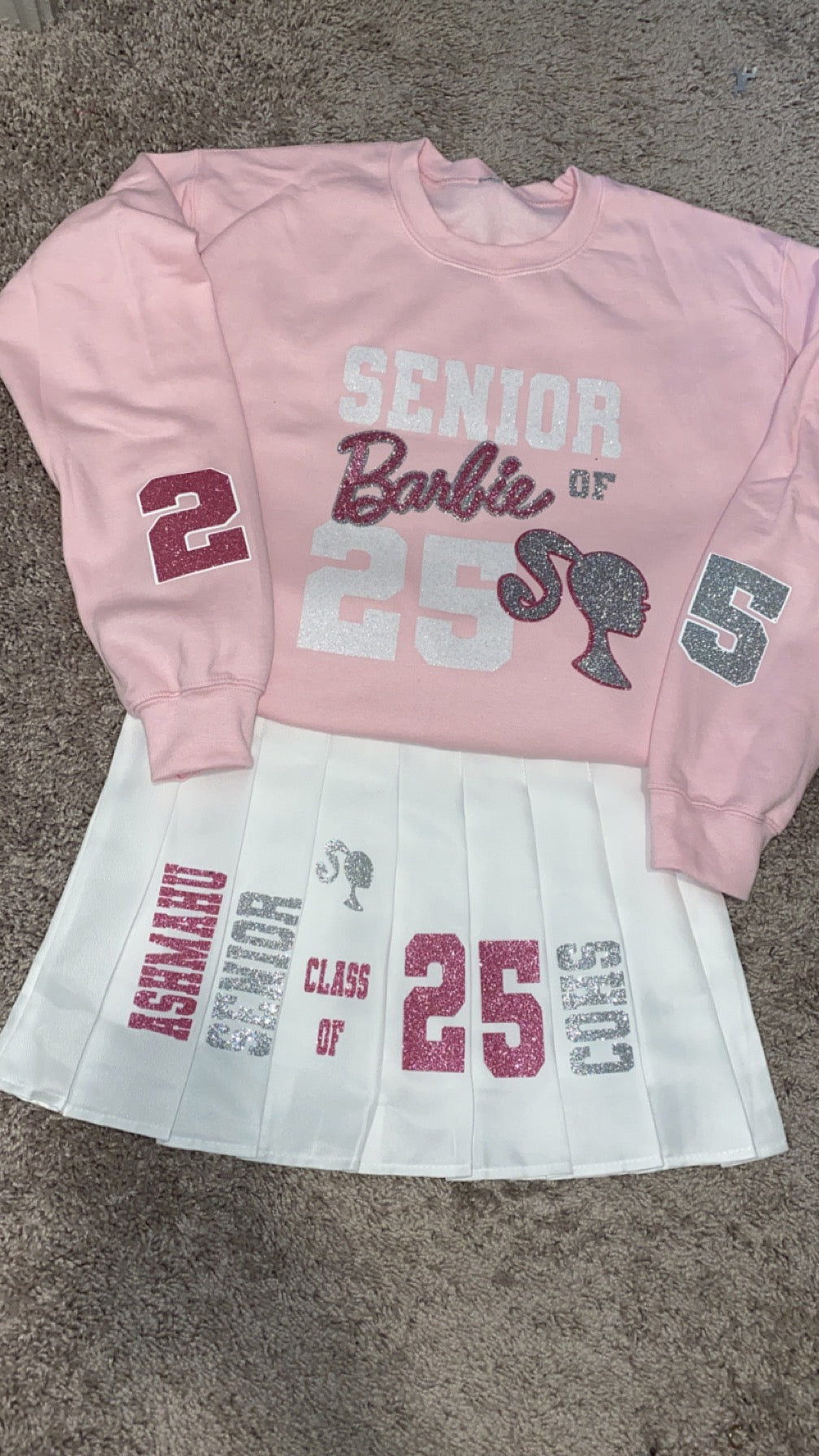 Senior Barbie/ Bratz Skirt Set