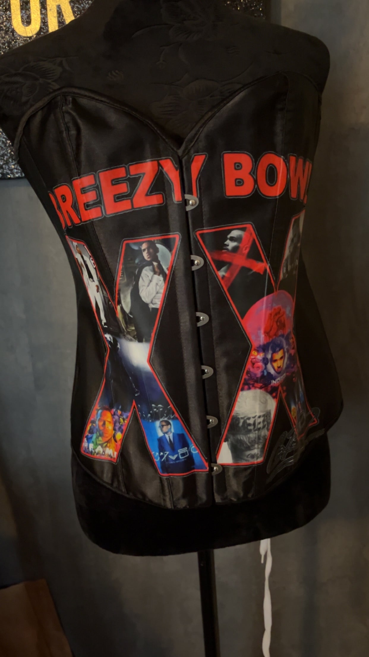 Chris Brown Breezy Concert Corset