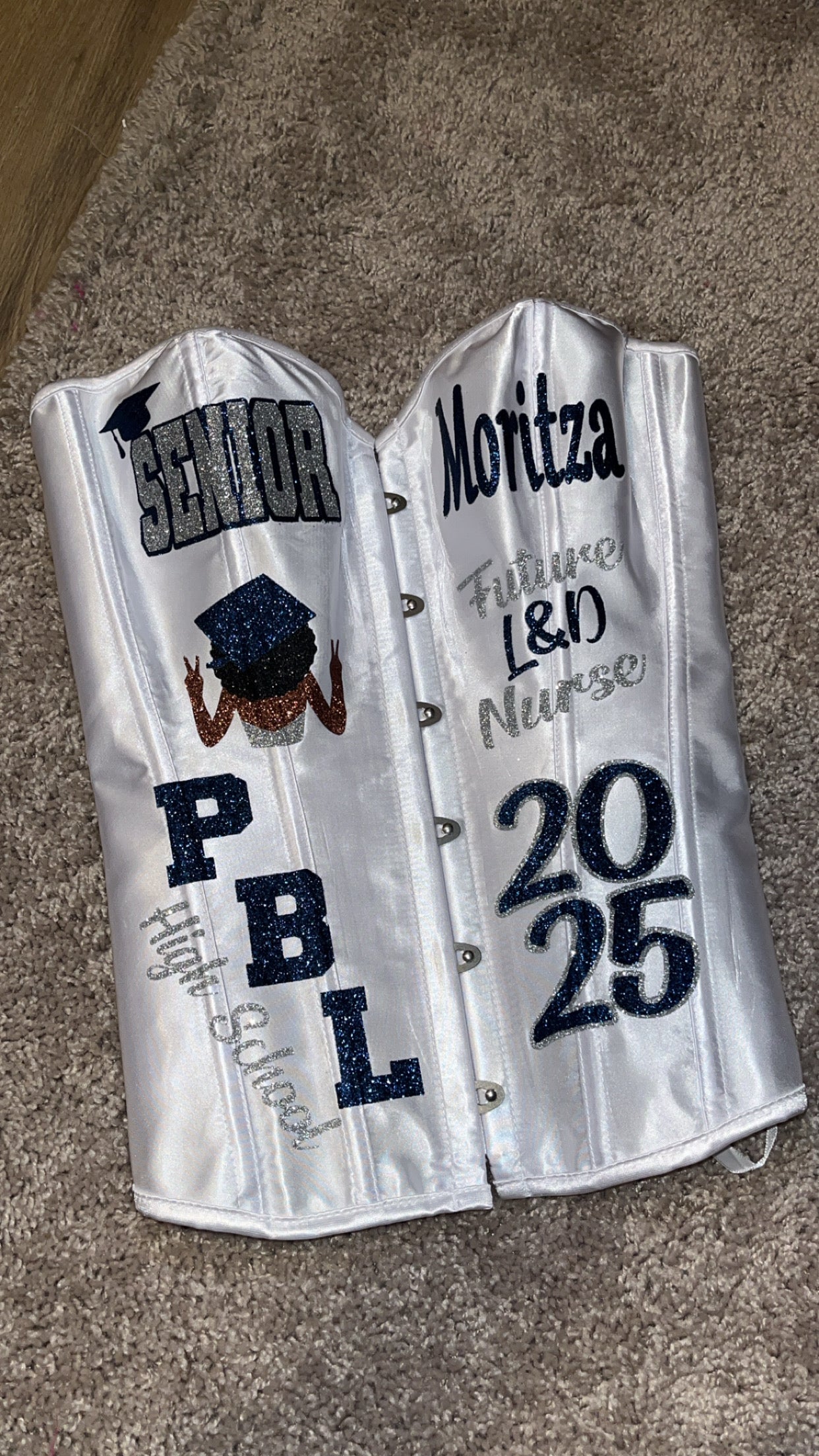 Senior 2025 Corset Grad Birthday Corset