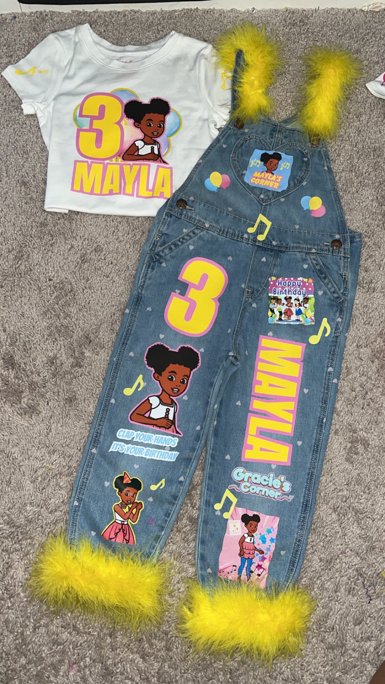 Custom Character Birthday Outfits