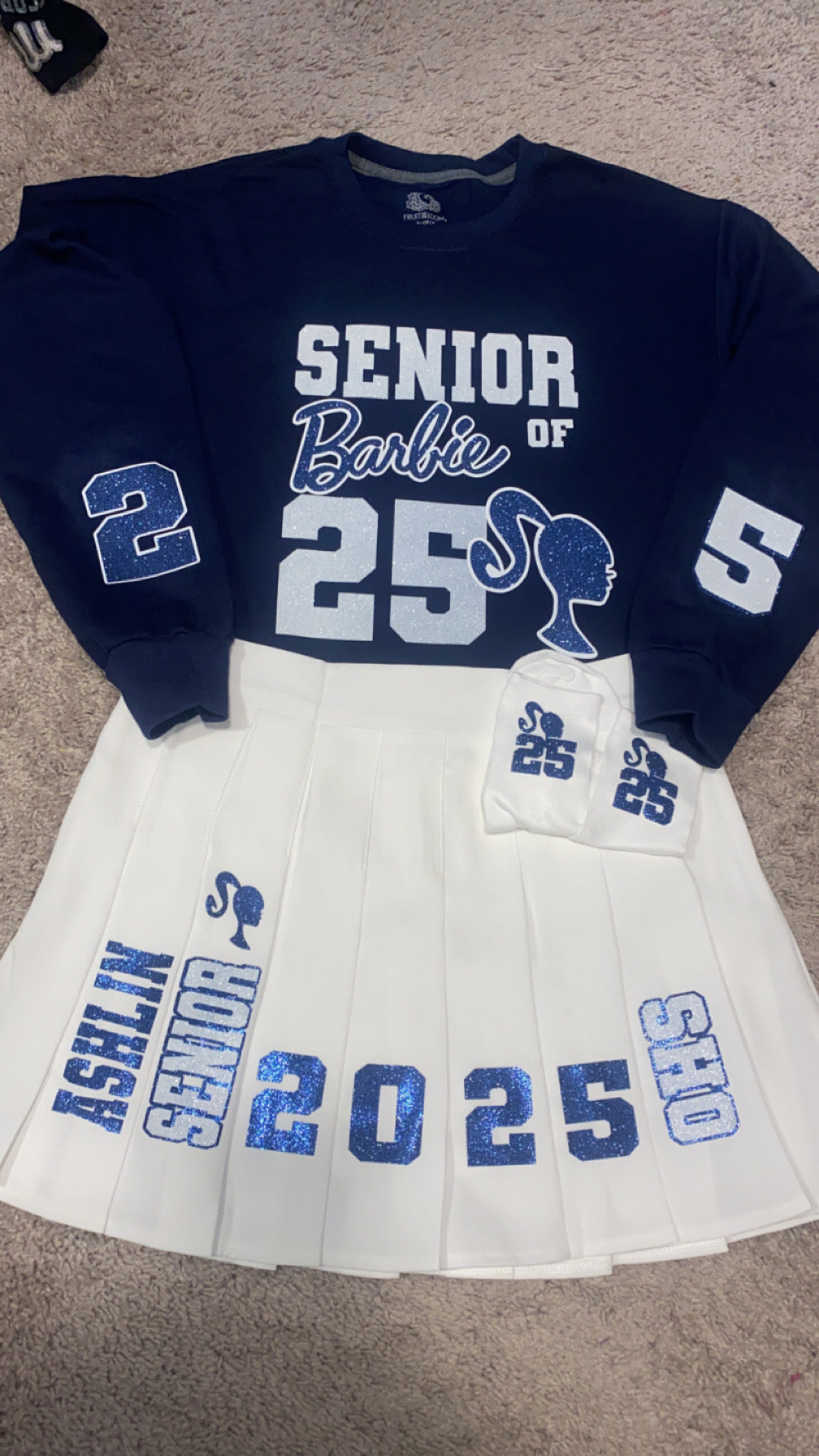 Senior Barbie/ Bratz Skirt Set