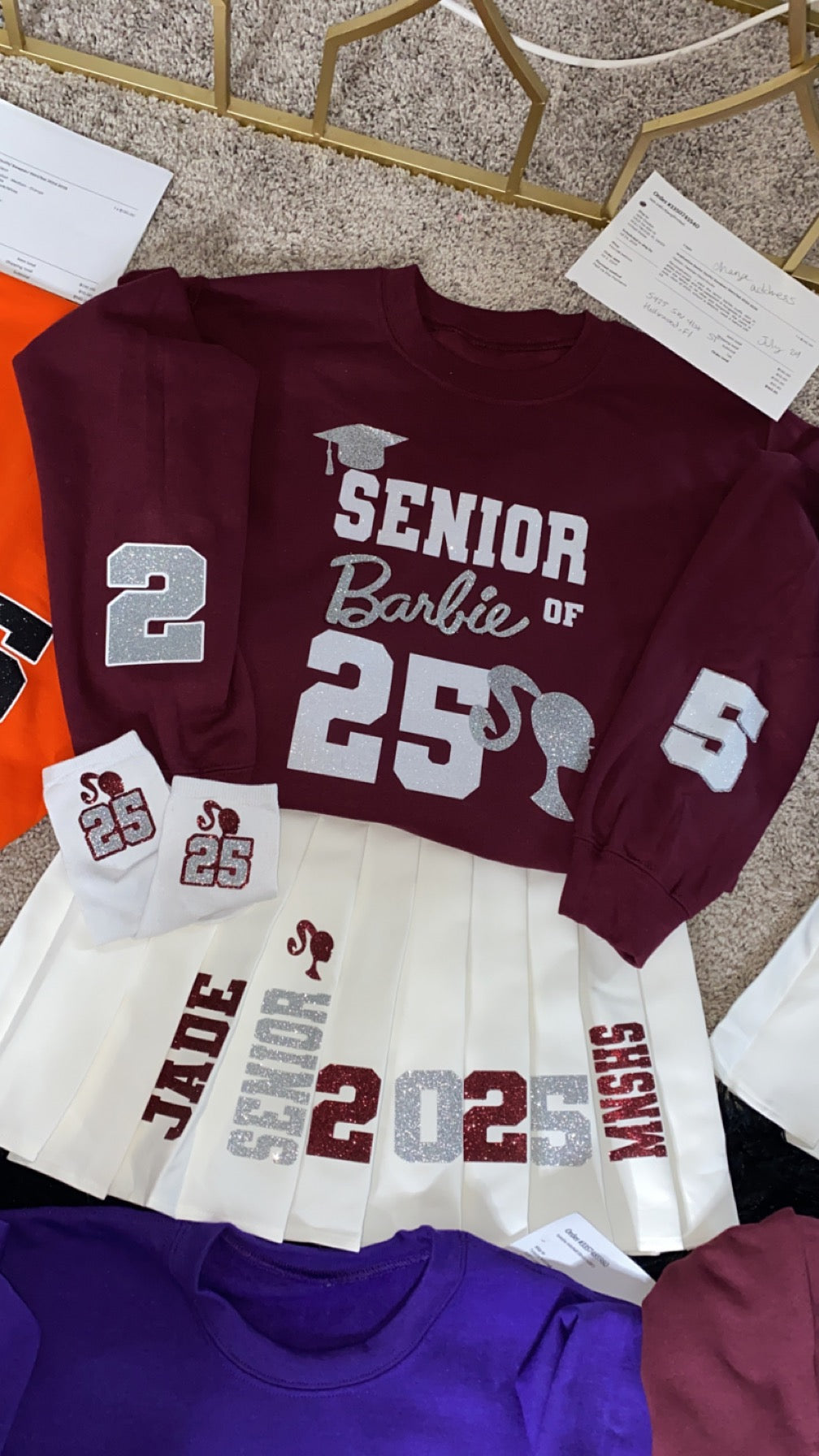 Senior Barbie/ Bratz Skirt Set