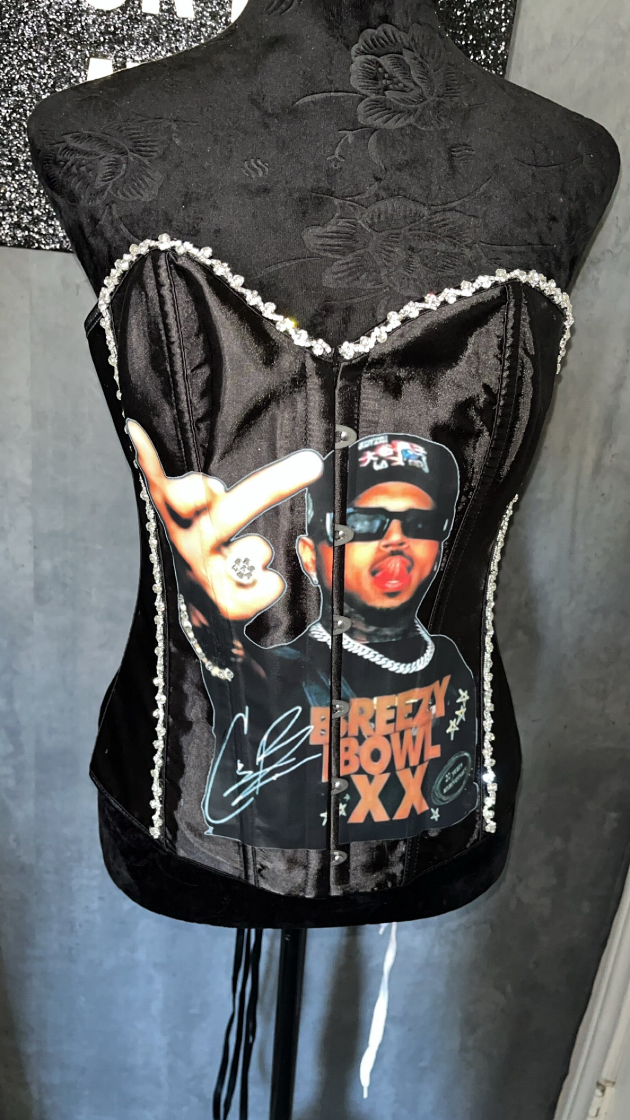 Chris Brown Breezy Concert Corset