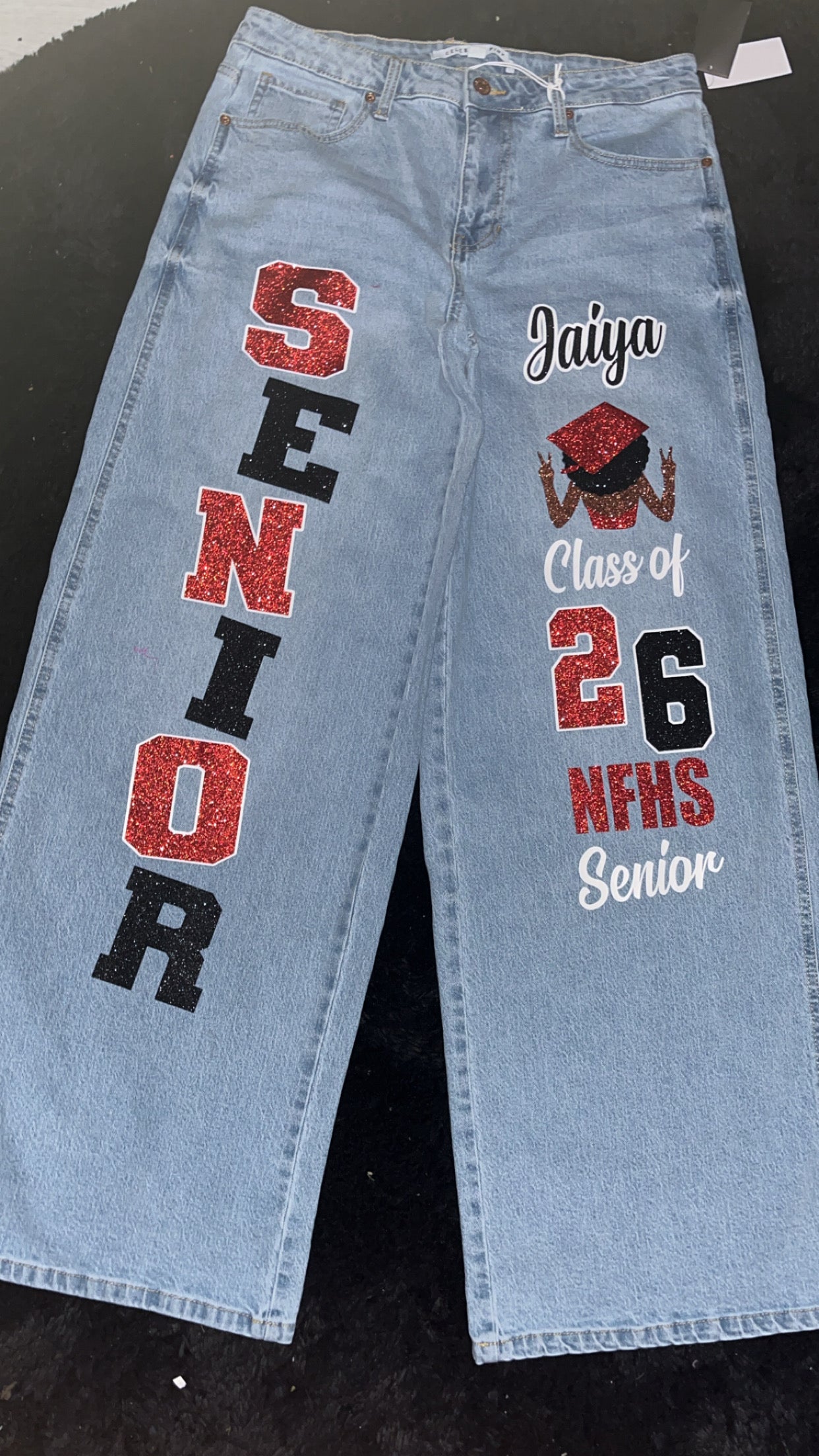 Senior Decals Iron on letters