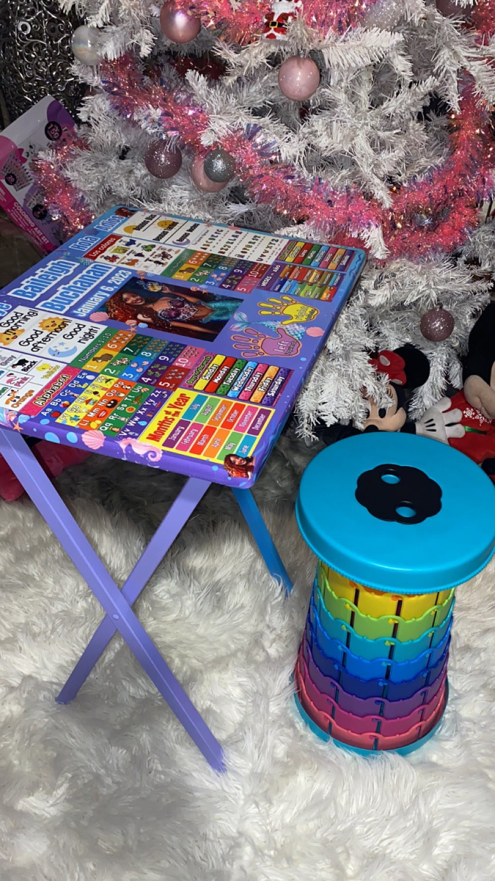 Kids Learning Table- PRINTS ONLY