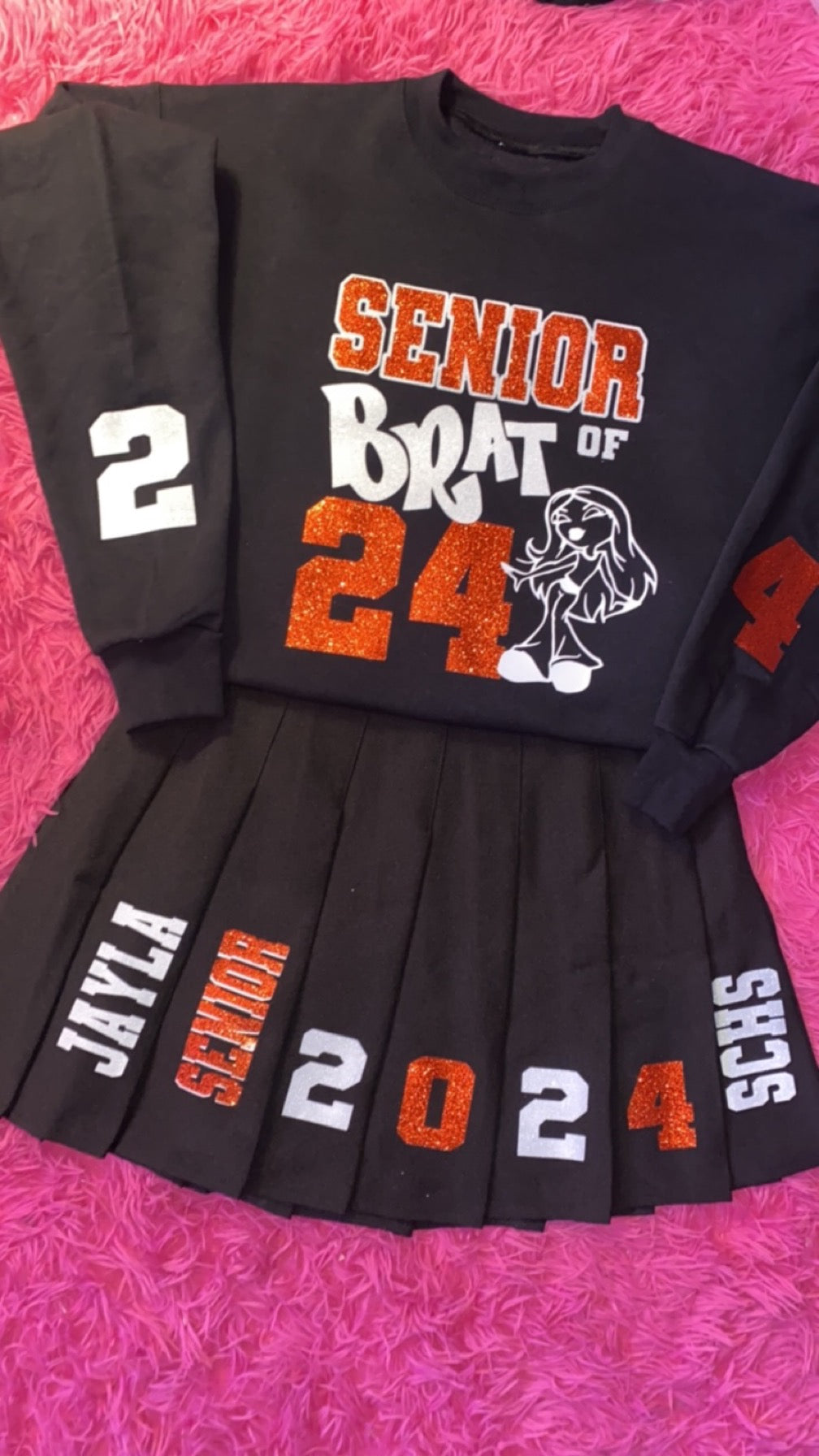 Senior Barbie/ Bratz Skirt Set