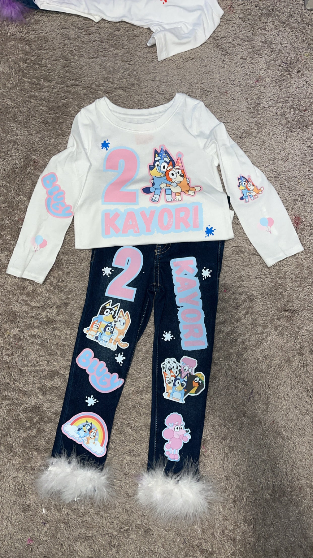 Custom Character Birthday Outfits