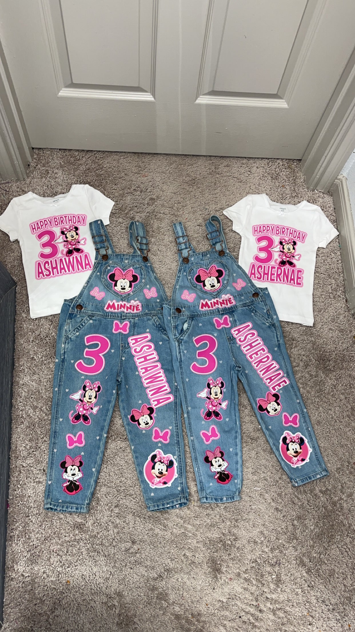 Custom Character Birthday Outfits
