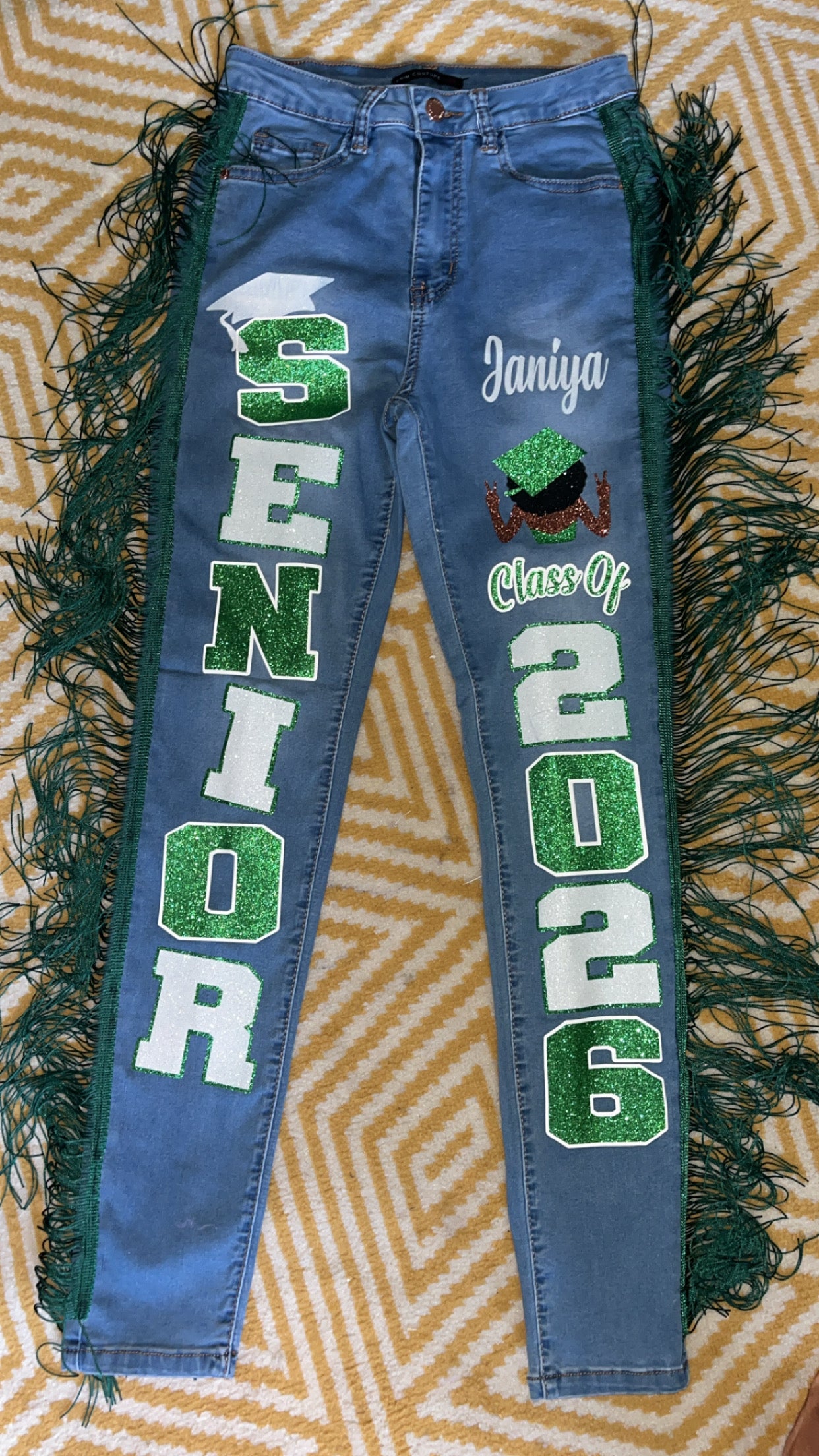 Senior Decals Iron on letters
