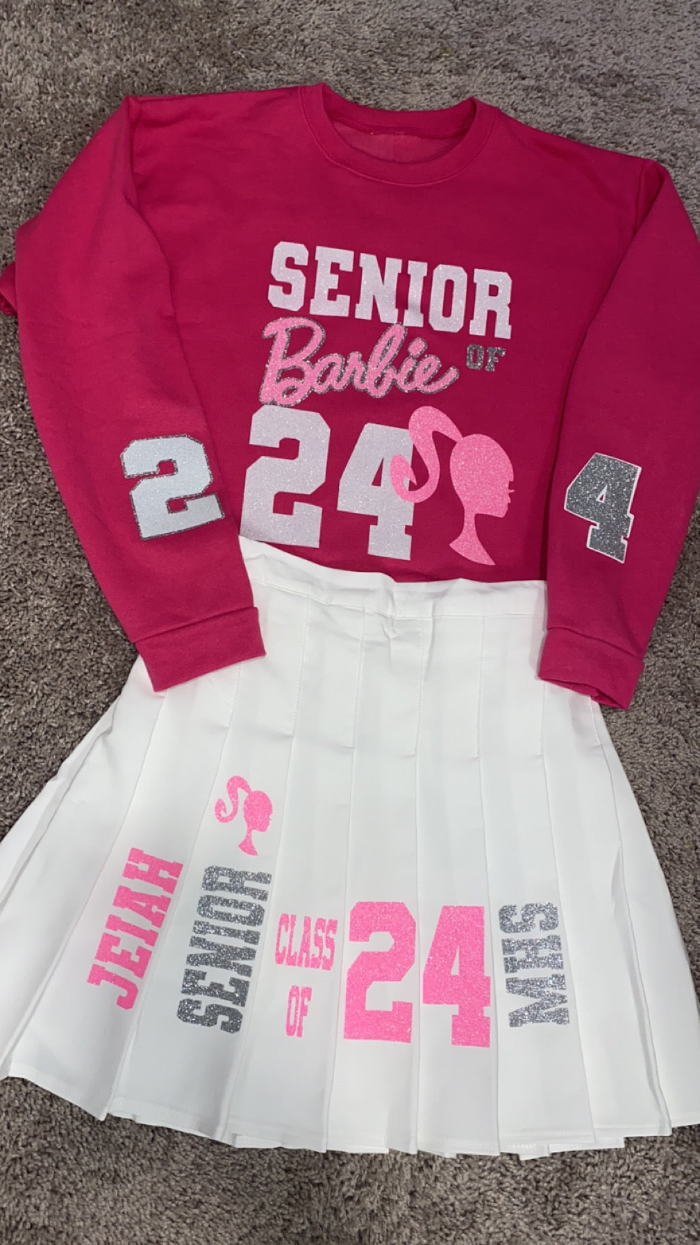 Senior Barbie/ Bratz Skirt Set