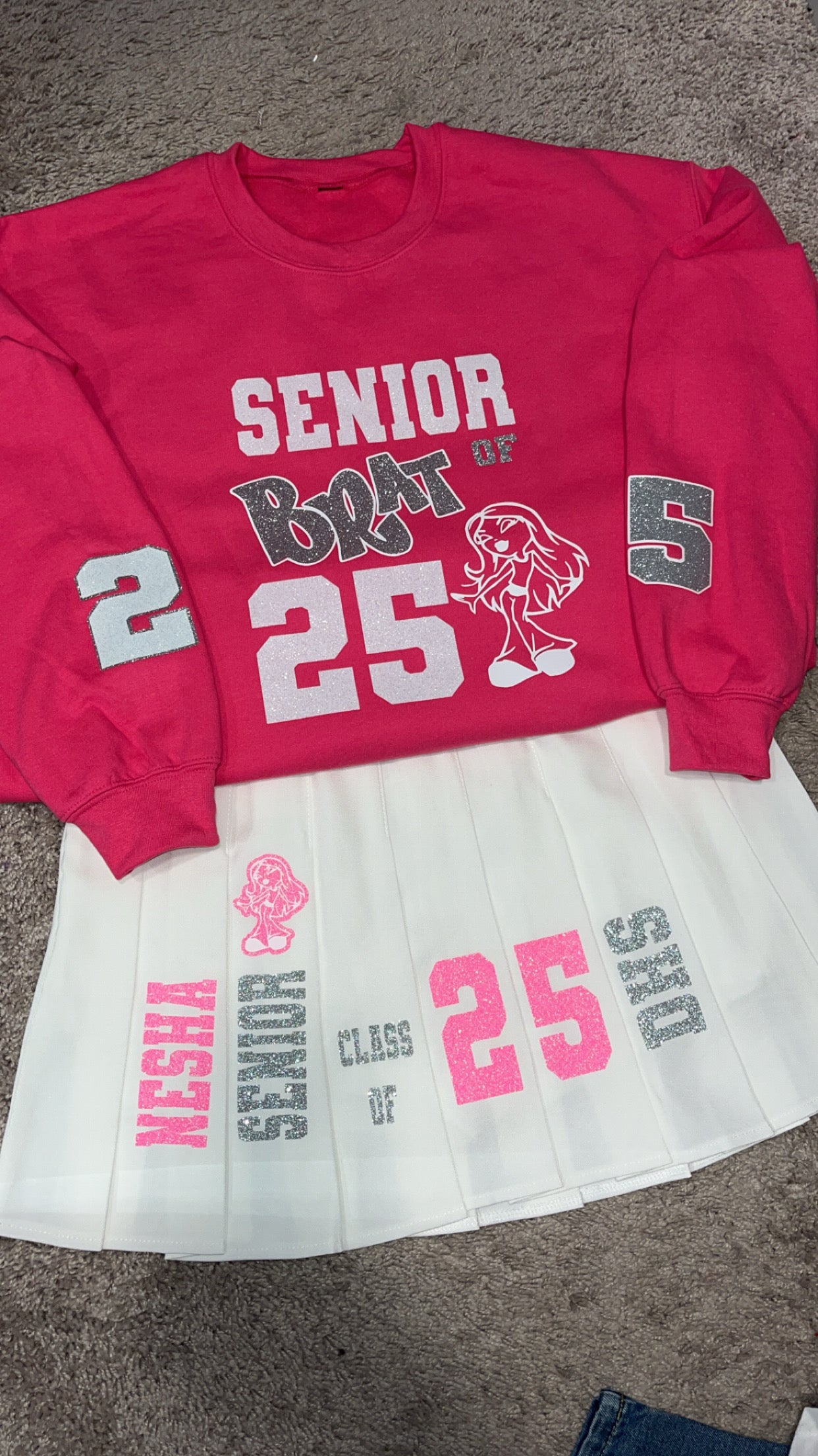 Senior Barbie/ Bratz Skirt Set