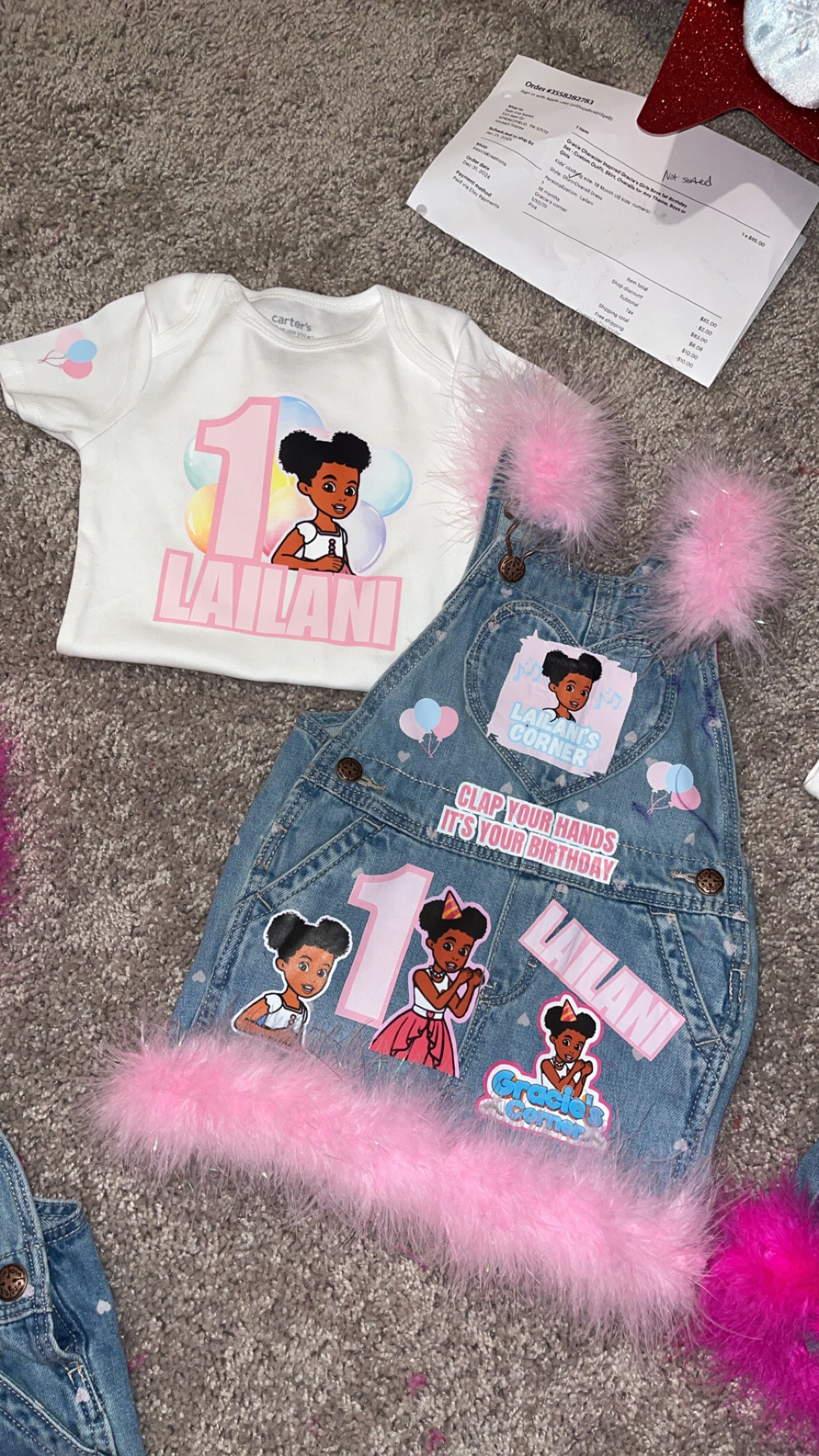 Custom Character Birthday Outfits