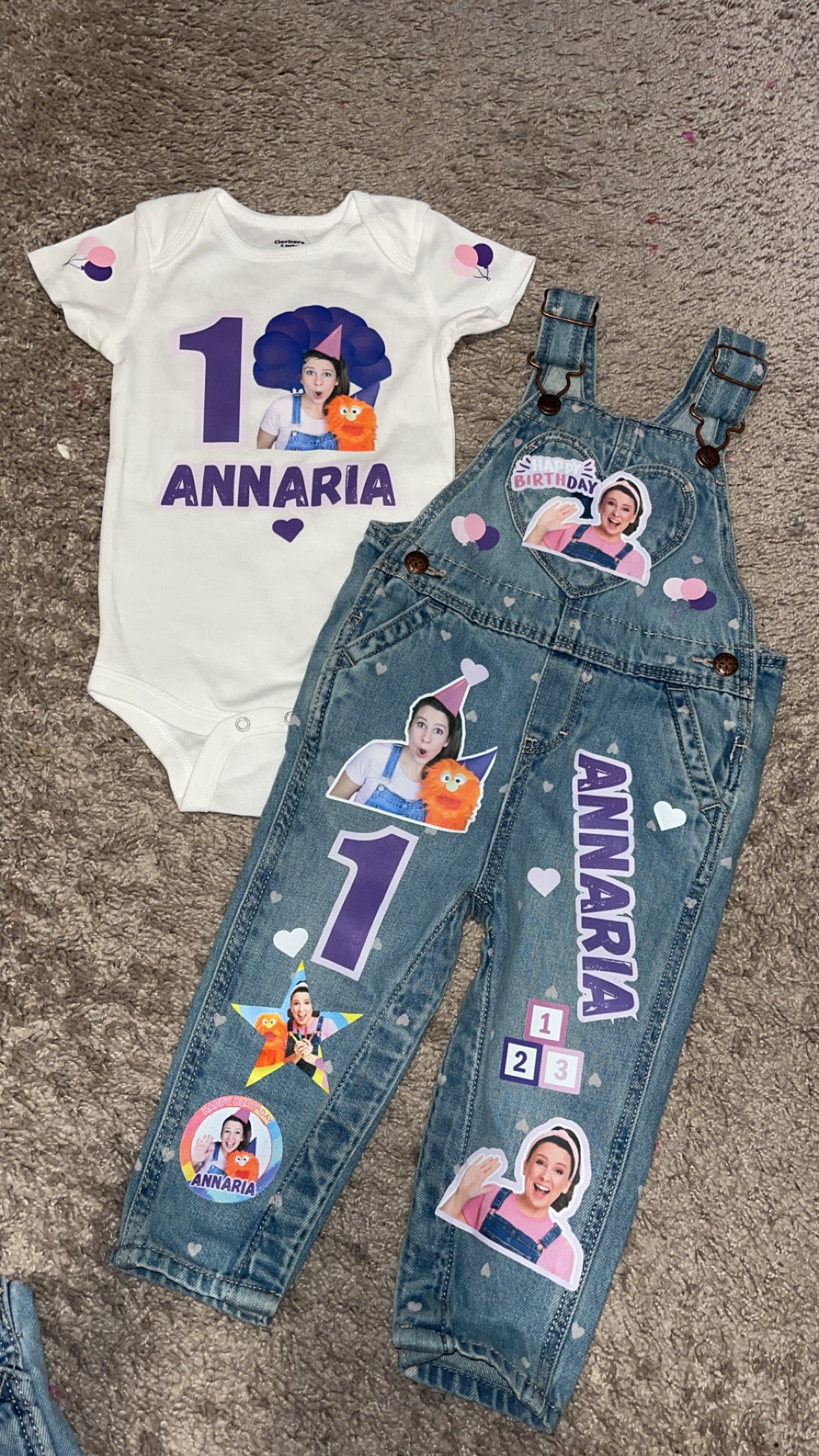 Custom Character Birthday Outfits