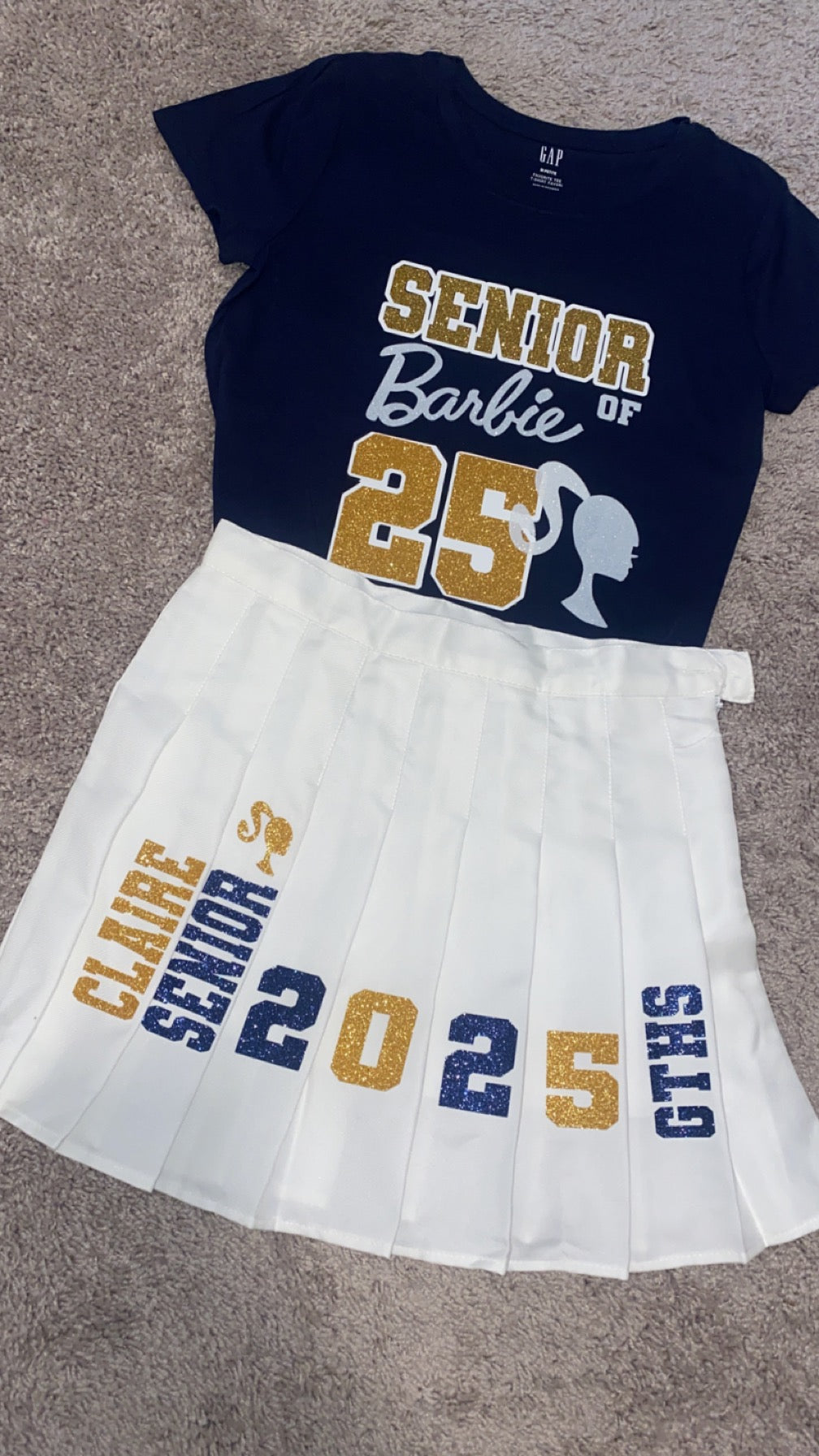 Senior Barbie/ Bratz Skirt Set
