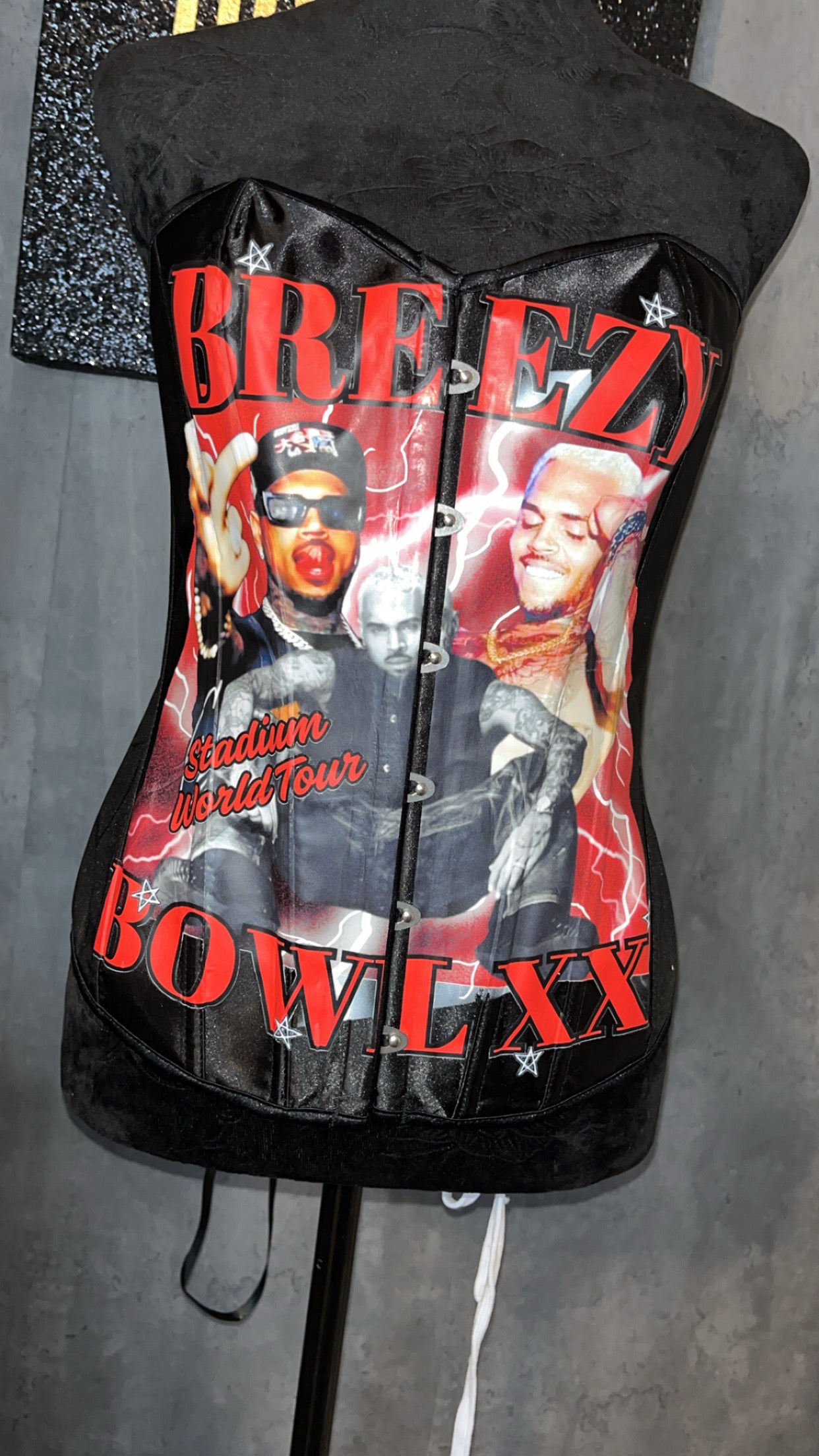 Chris Brown Breezy Concert Corset