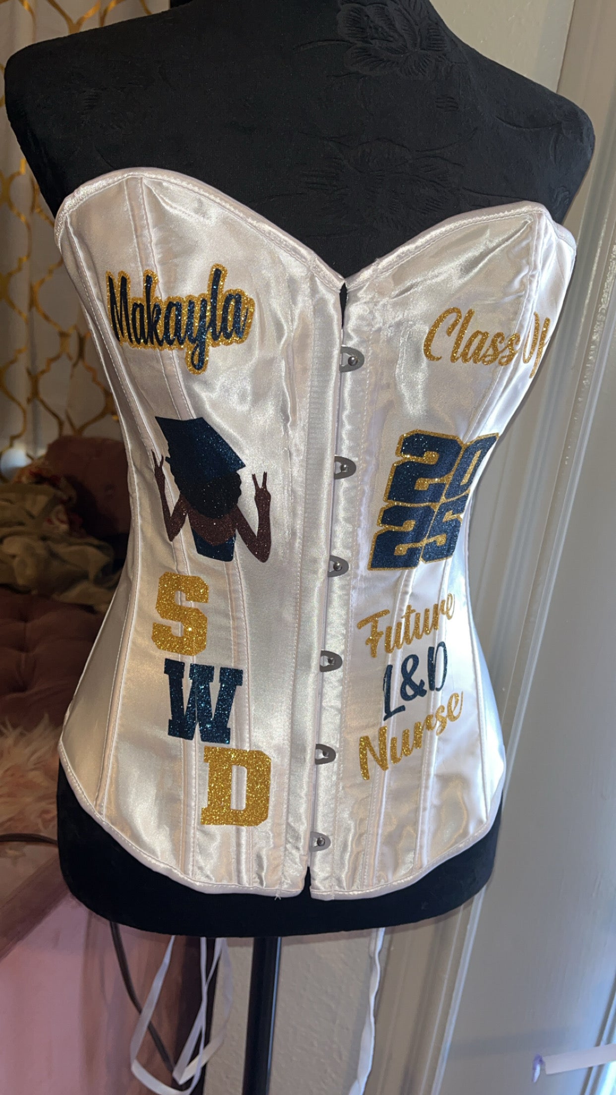 Senior 2025 Corset Grad Birthday Corset