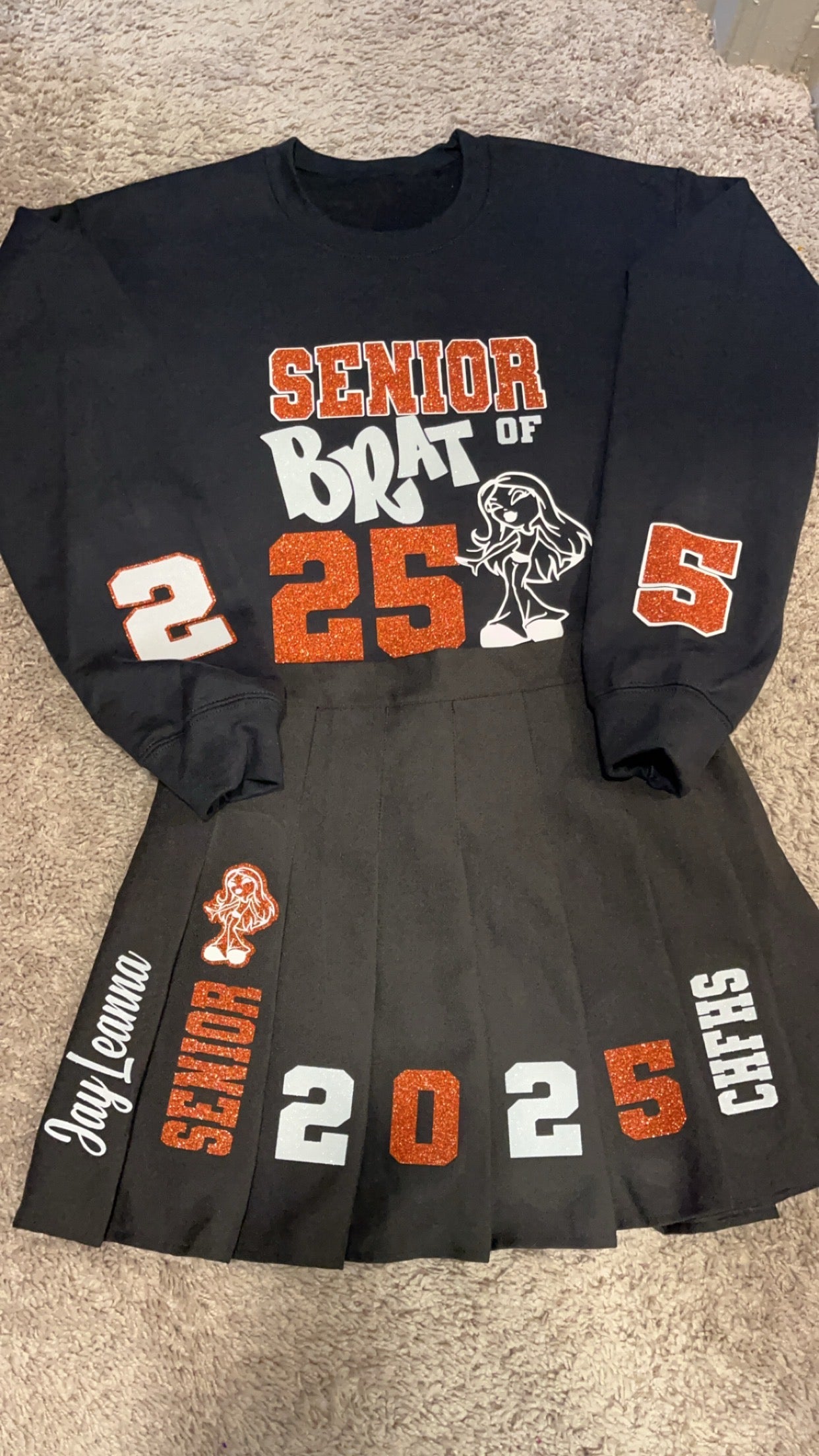 Senior Barbie/ Bratz Skirt Set