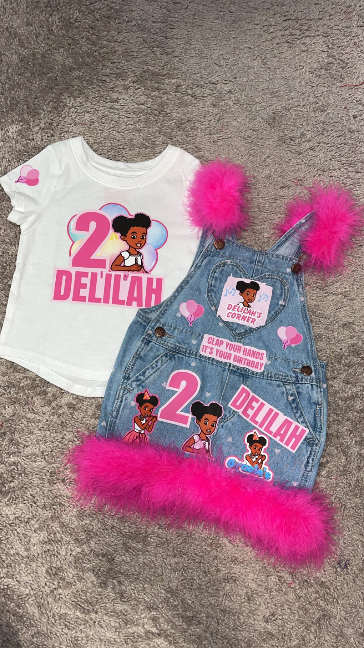 Custom Character Birthday Outfits