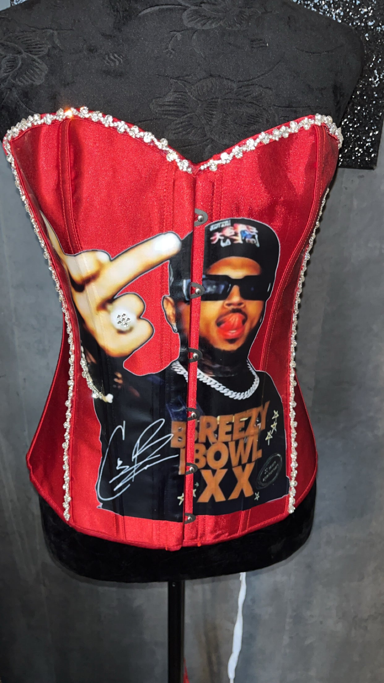 Chris Brown Breezy Concert Corset