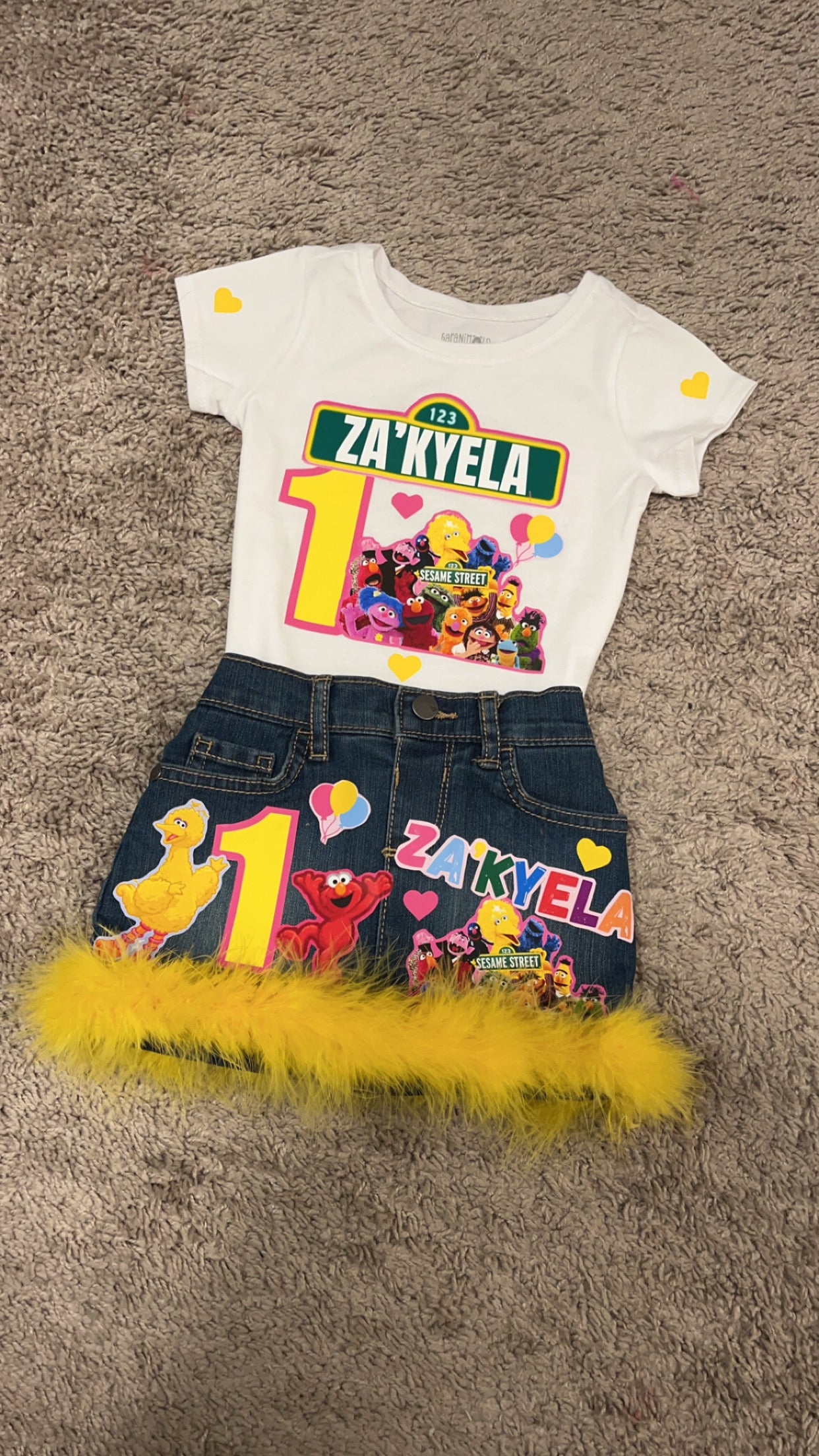 Custom Character Birthday Outfits