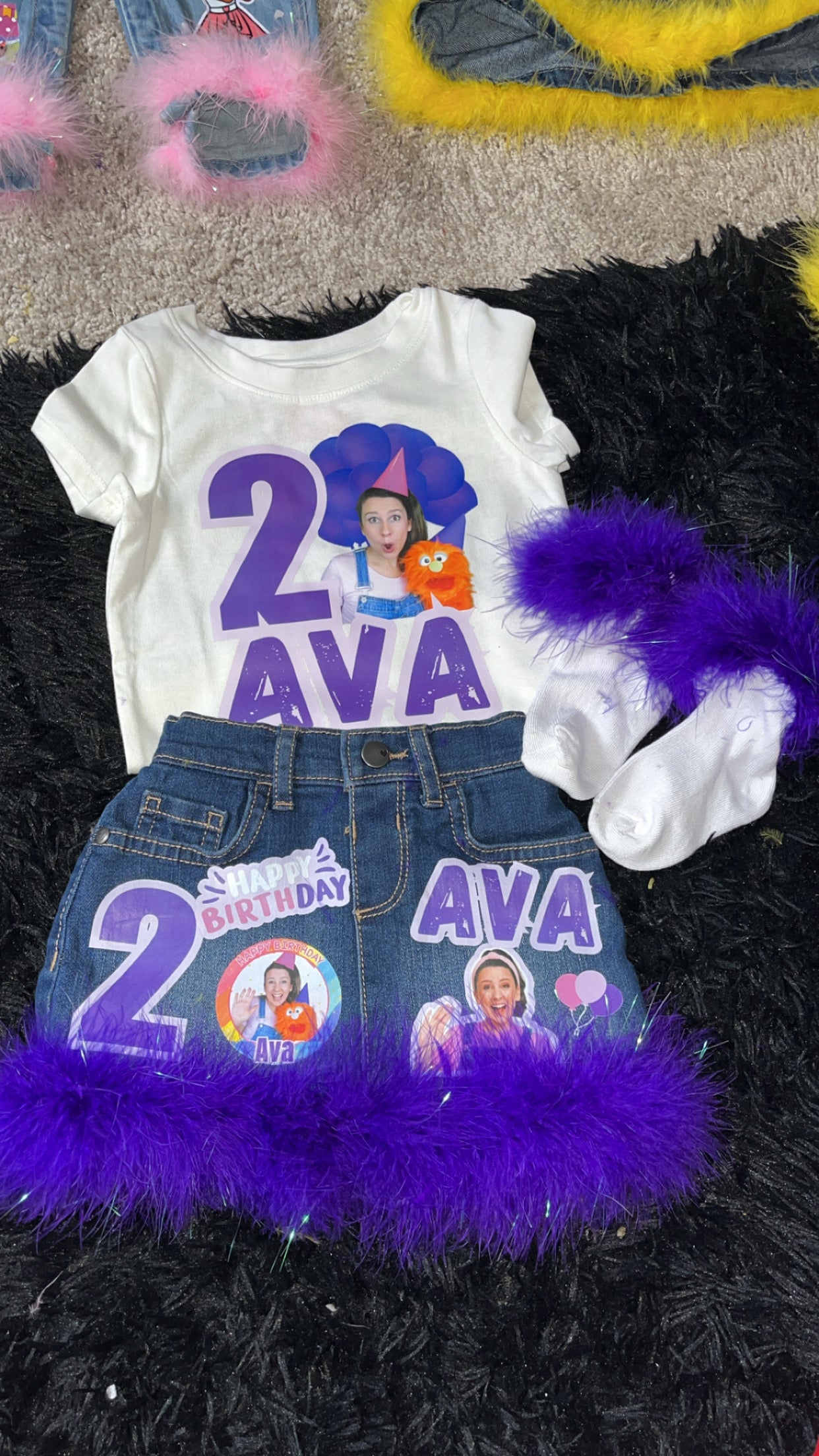 Custom Character Birthday Outfits