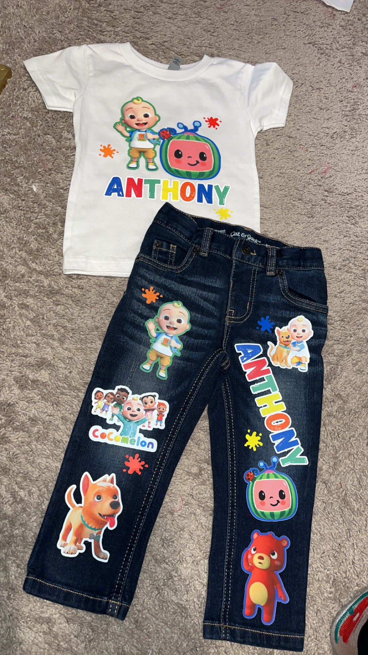 Custom Character Birthday Outfits