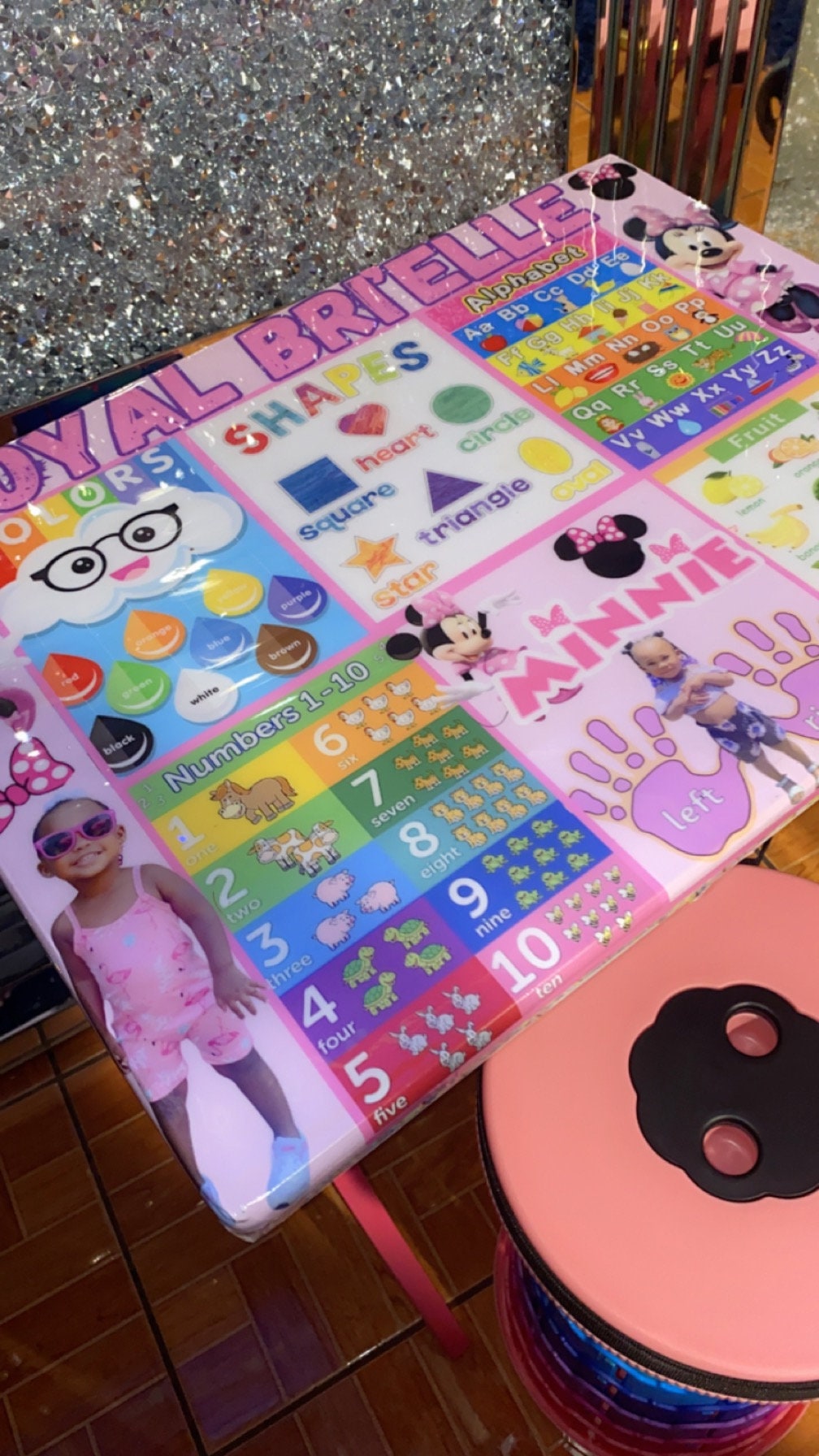 Kids Learning Table- PRINTS ONLY