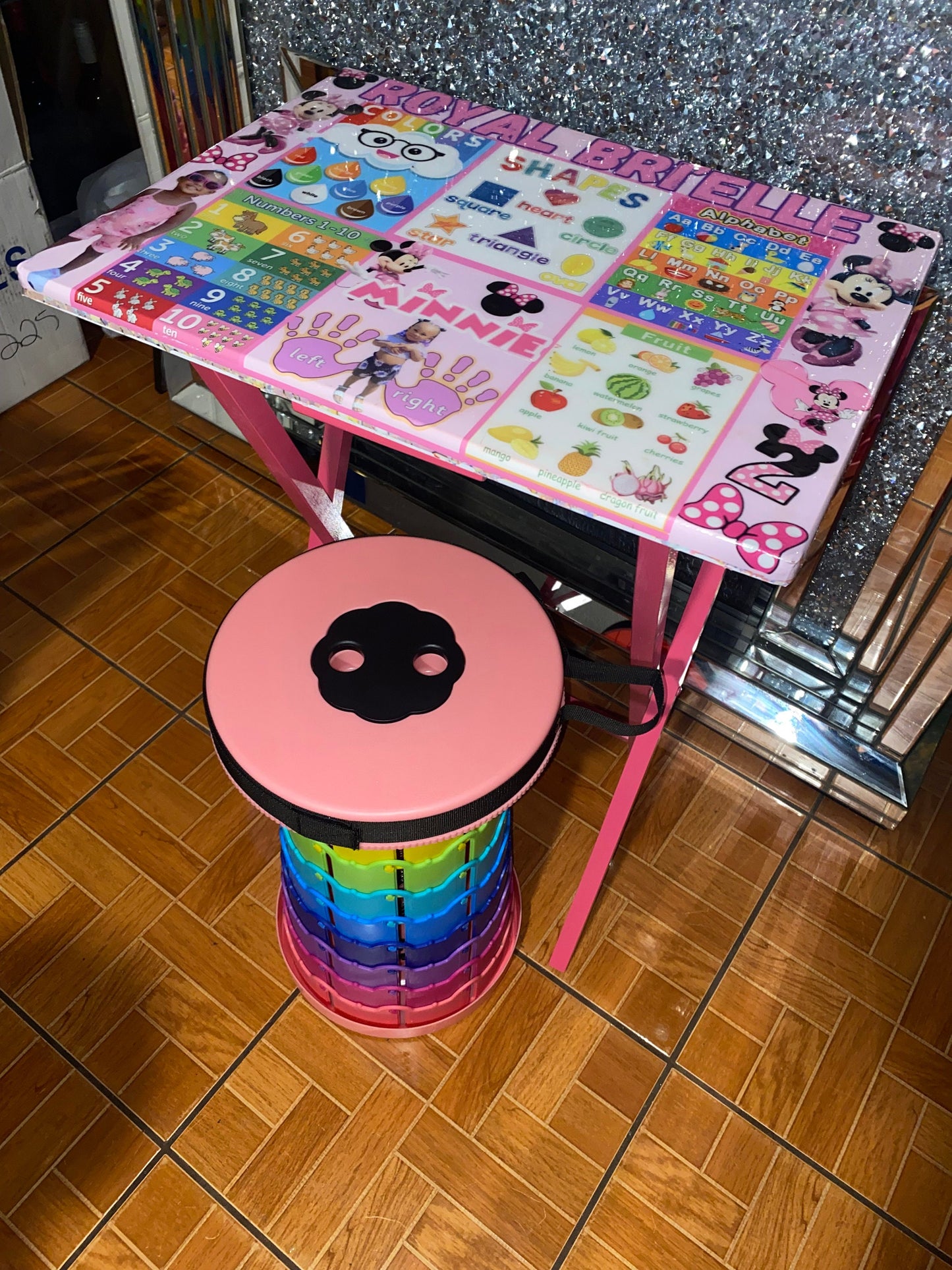 Kids Learning Table- PRINTS ONLY