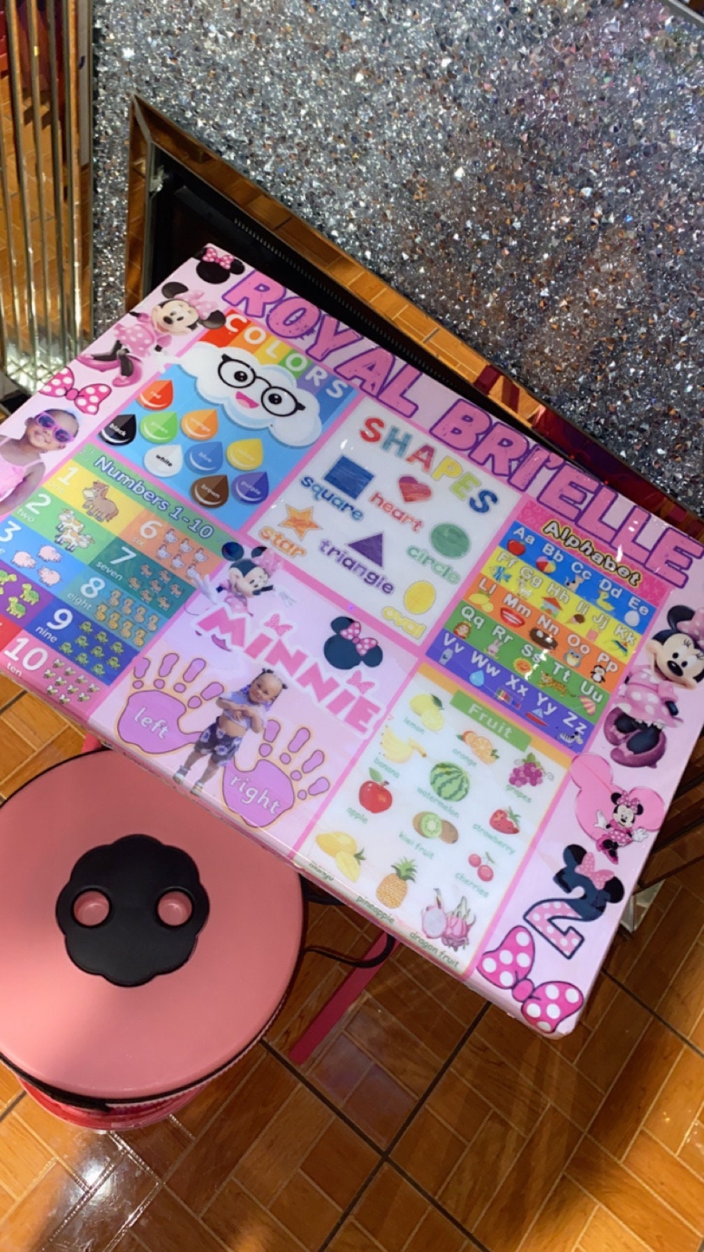 Kids Learning Table- PRINTS ONLY