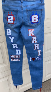 Class of 2027 Custom Senior Jeans