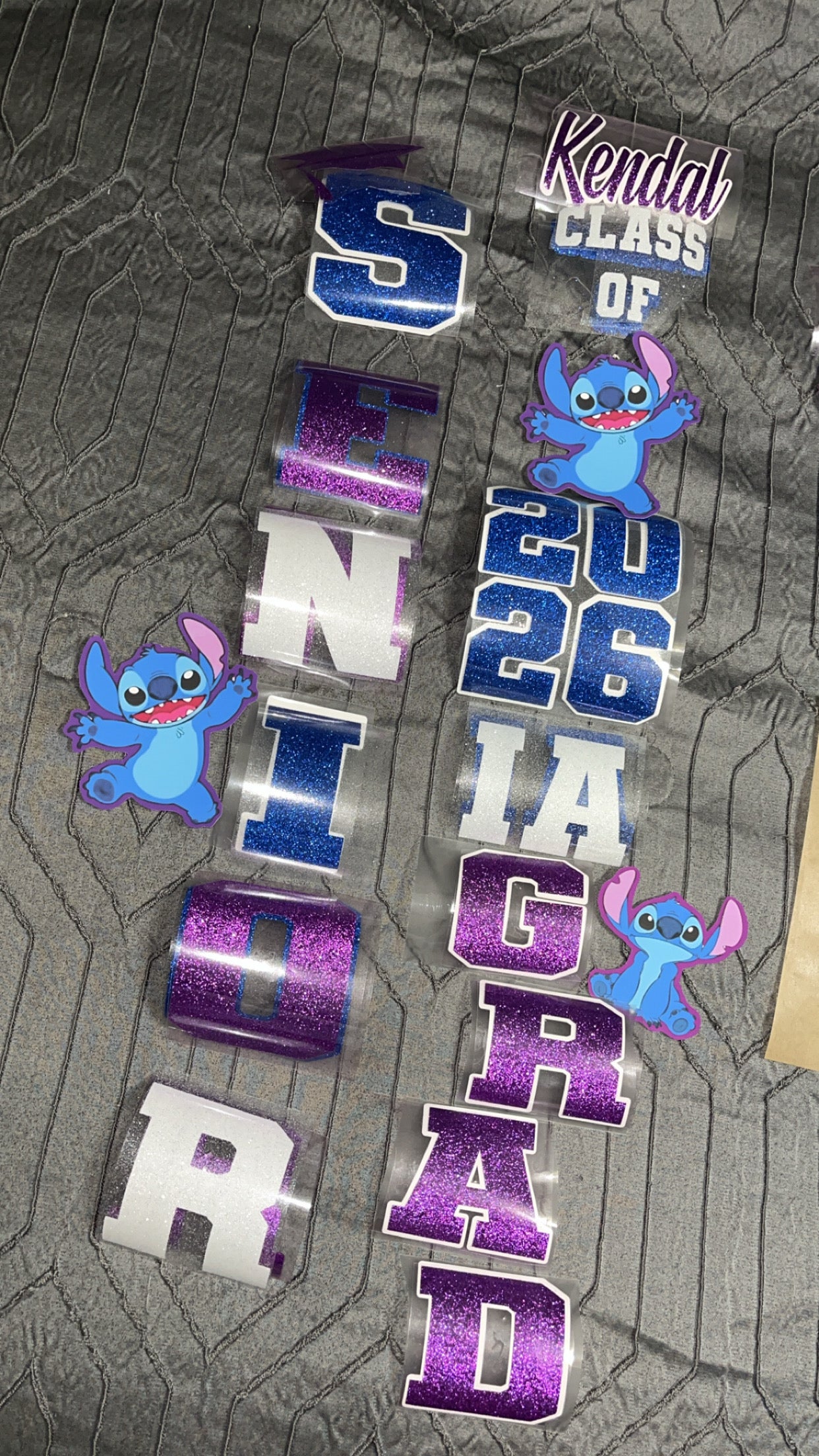 Senior DIY Kit Decals Iron on letters