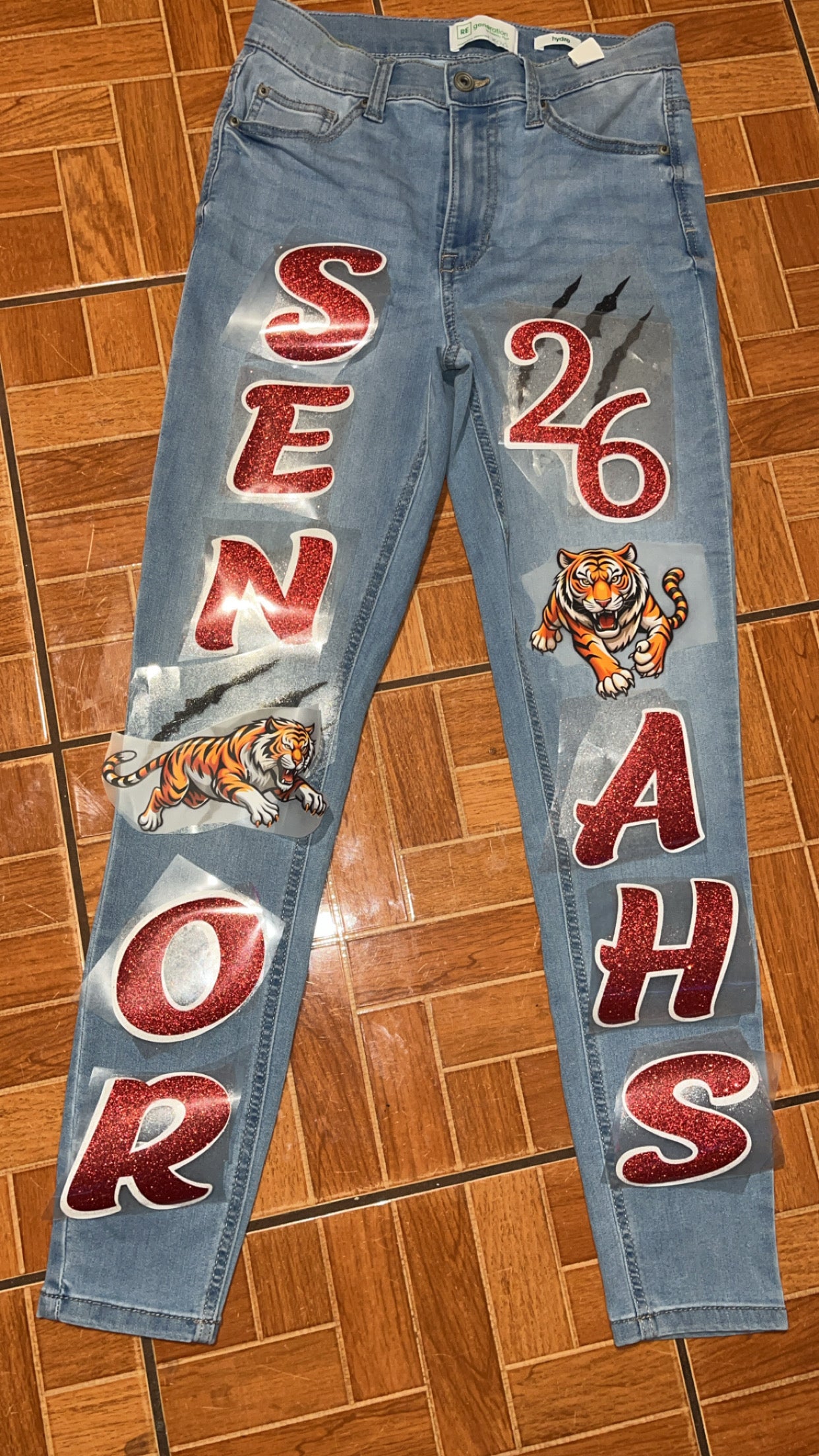 Senior DIY Kit Decals Iron on letters