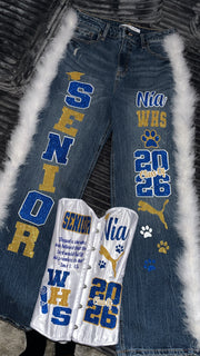 Class of 2027 Custom Senior Jeans
