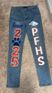 Class of 2027 Custom Senior Jeans