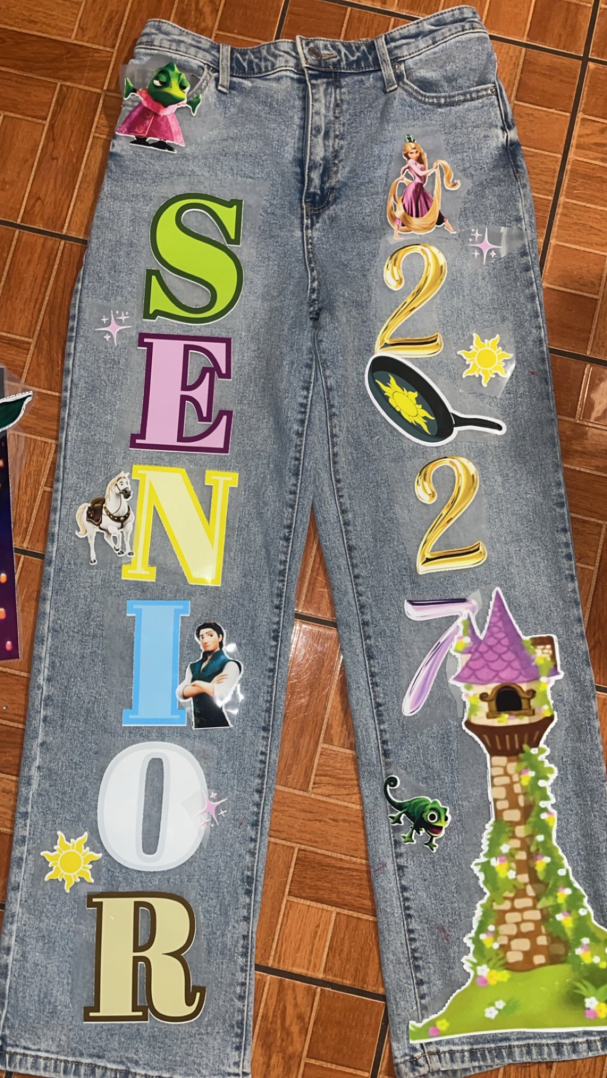 Senior DIY Kit Decals Iron on letters