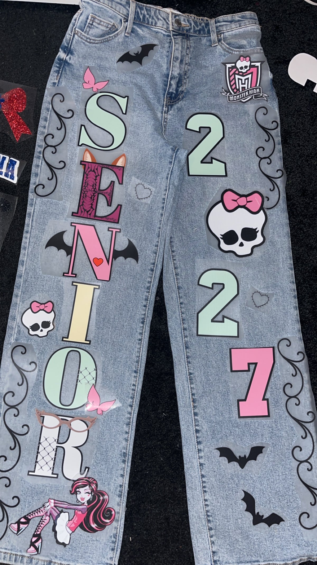 Senior DIY Kit Decals Iron on letters