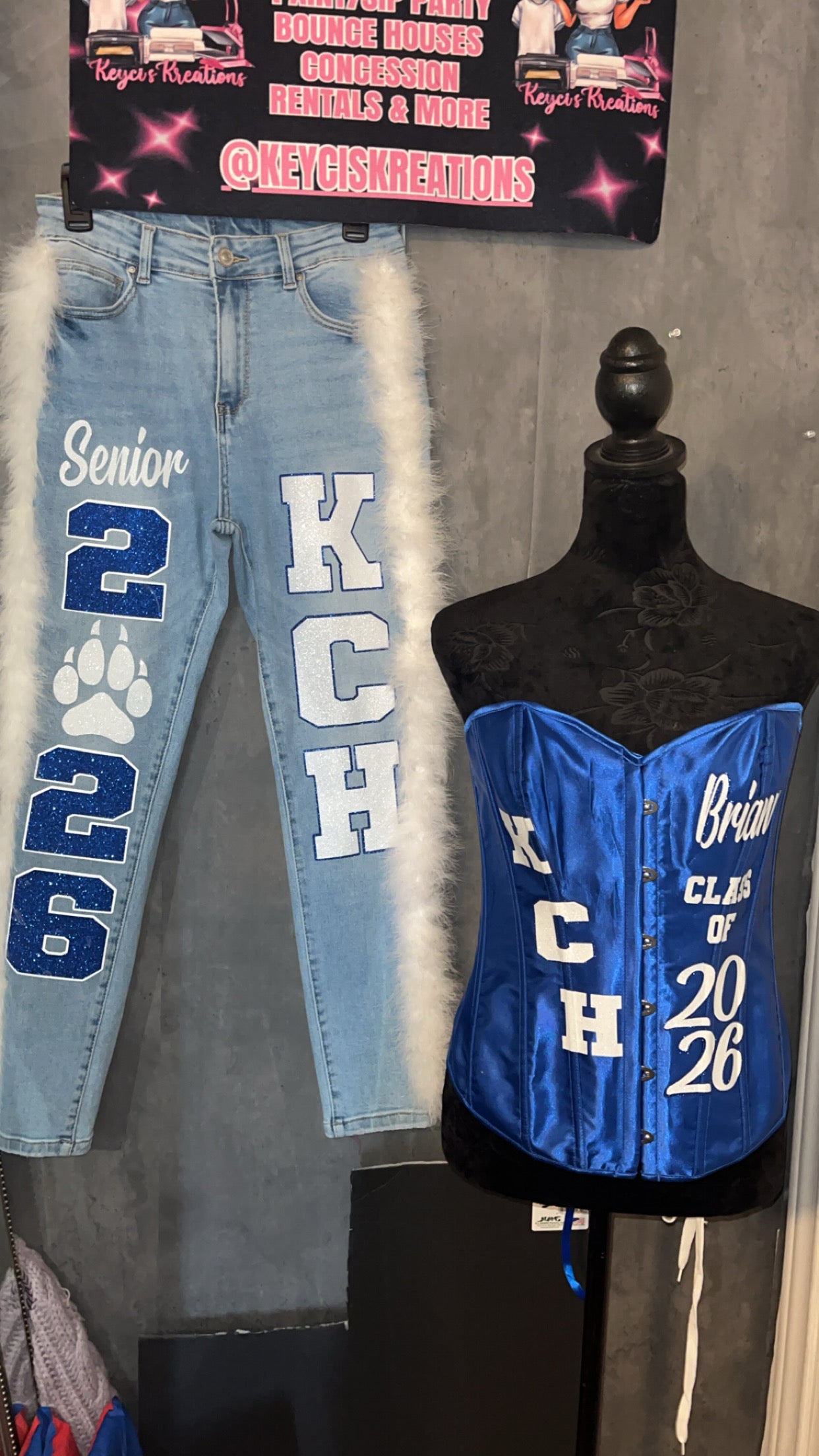 Senior DIY Kit Decals Iron on letters