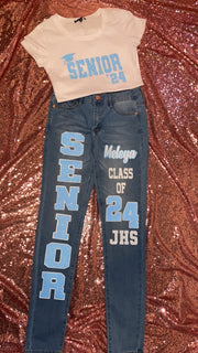 Class of 2027 Custom Senior Jeans
