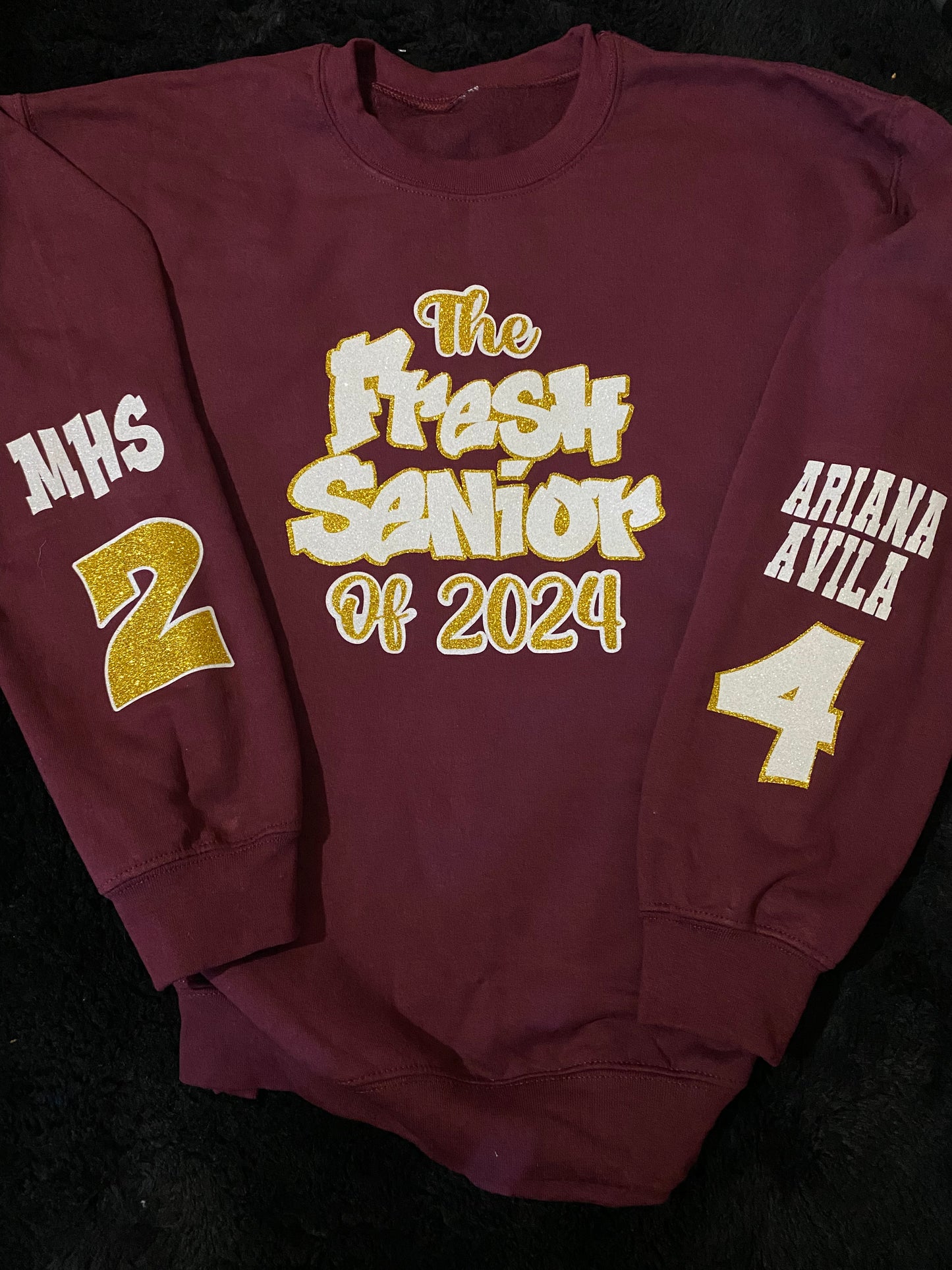 Graduation Fresh Senior Outfit/ Fresh Class of 2025 Sweater/ Skirt/Set 2024