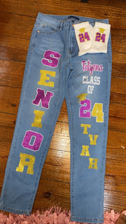 Class of 2027 Custom Senior Jeans