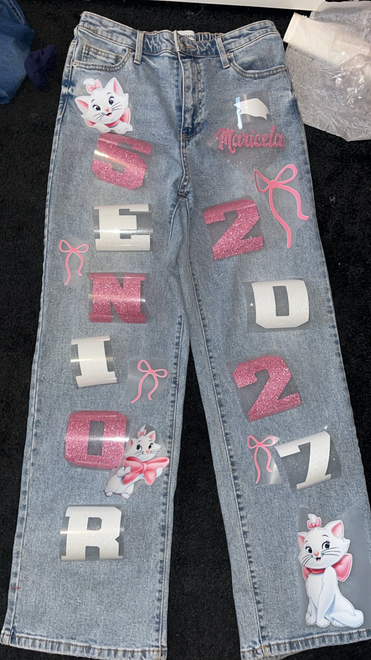 Senior DIY Kit Decals Iron on letters