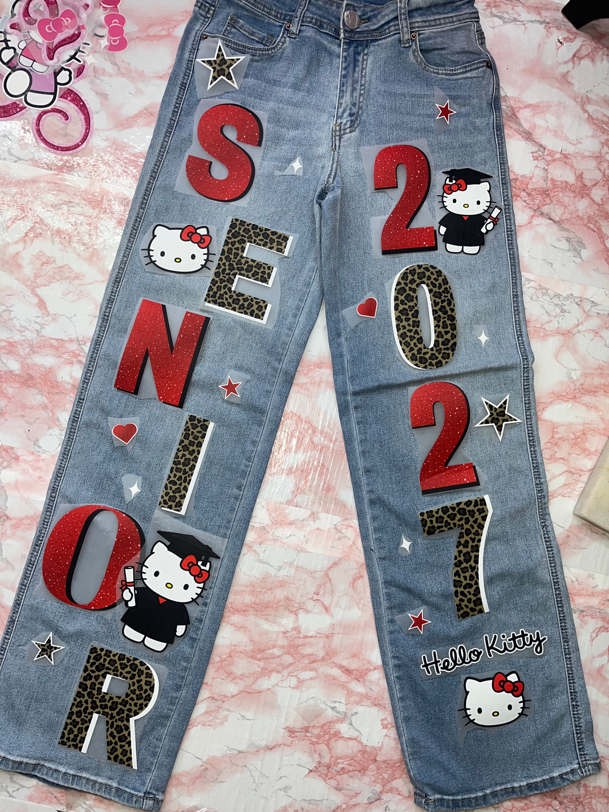 Senior DIY Kit Decals Iron on letters