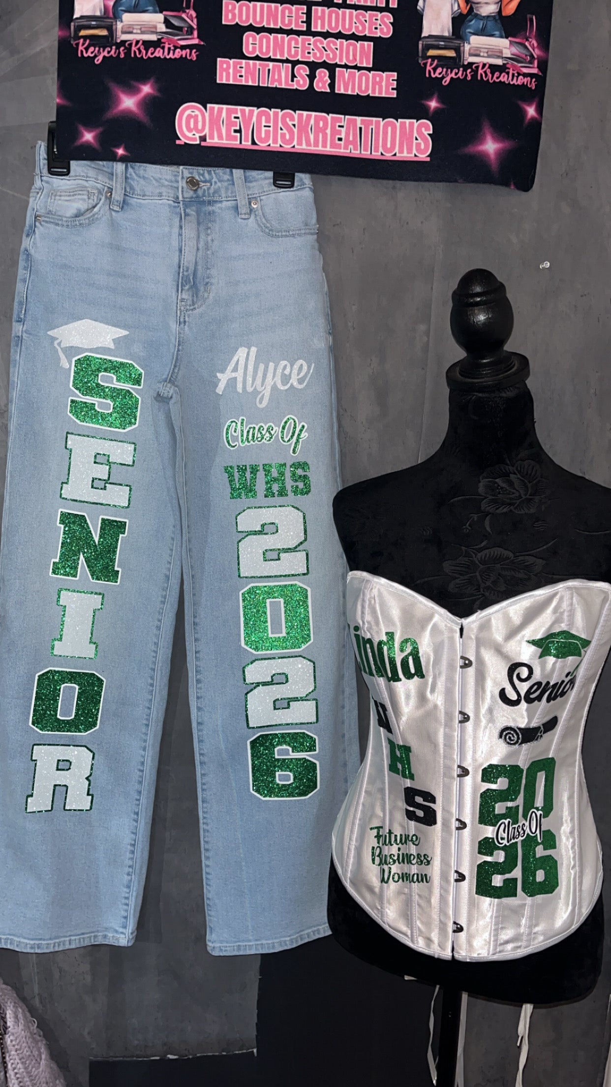 Senior DIY Kit Decals Iron on letters