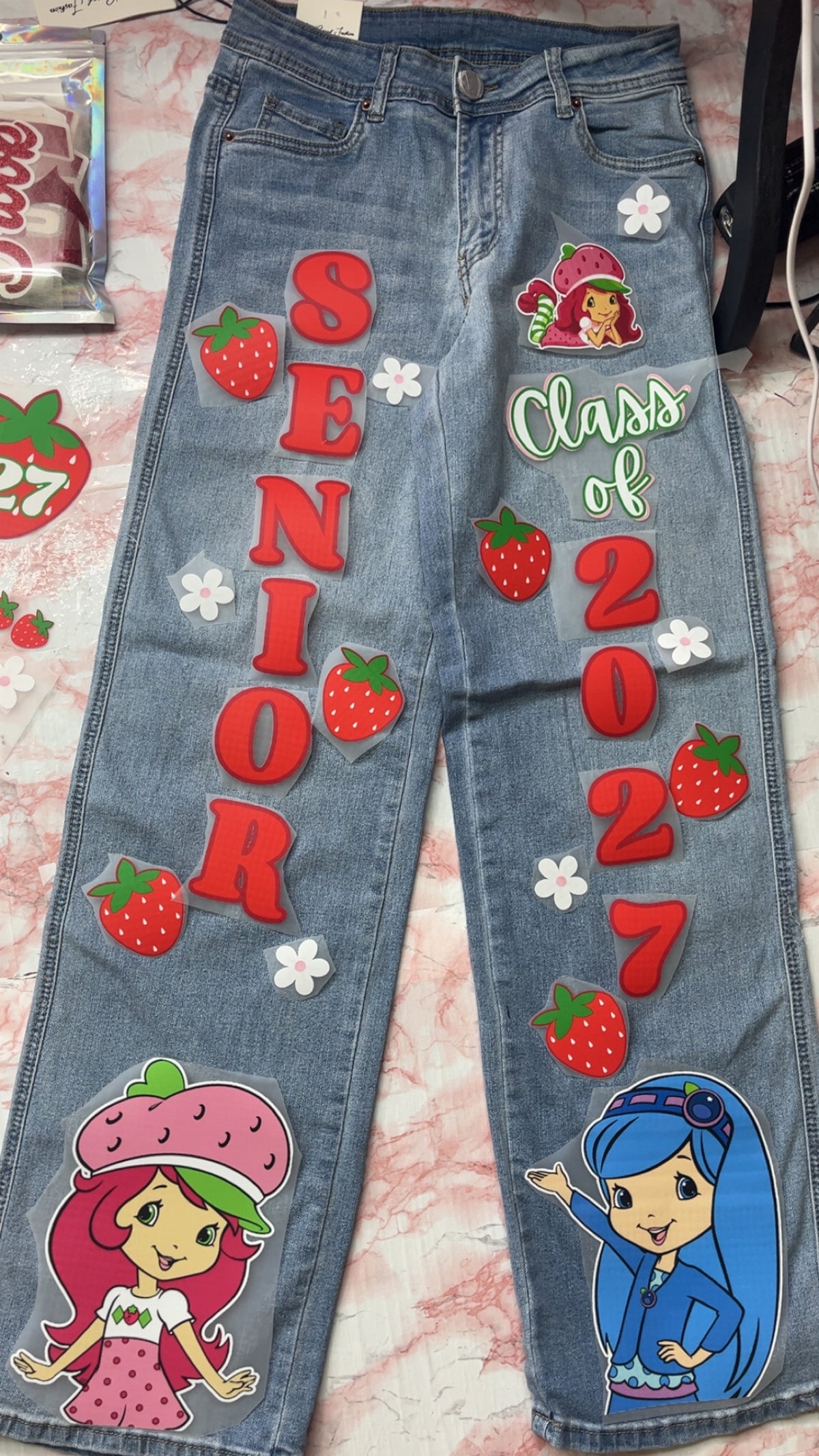 Senior DIY Kit Decals Iron on letters