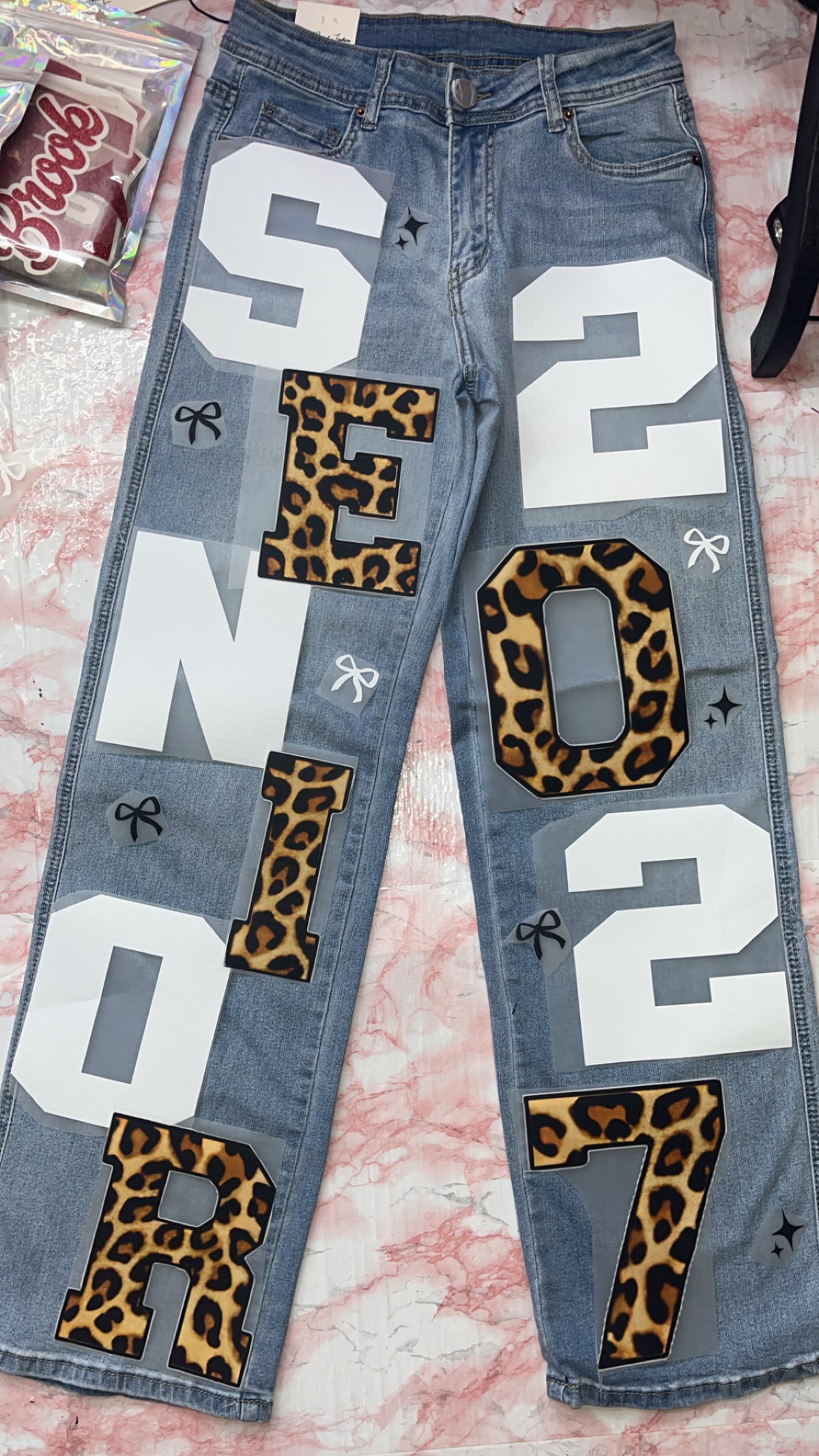 Senior DIY Kit Decals Iron on letters