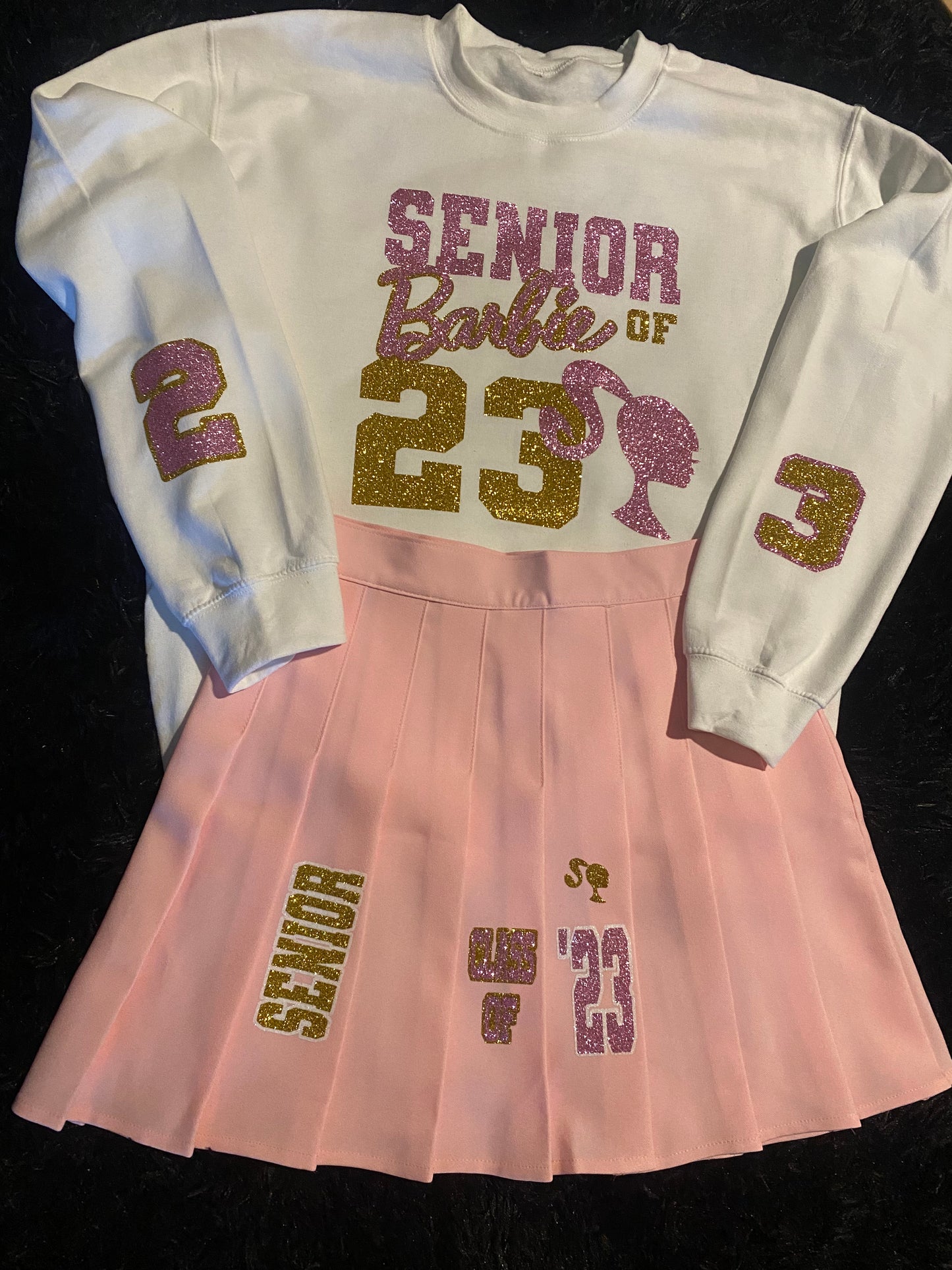 Graduation Senior Barb Doll Skirt Set Outfit 2024 2025