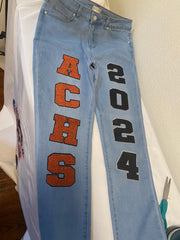 Class of 2027 Custom Senior Jeans