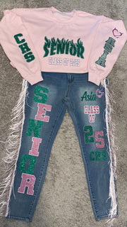 Class of 2027 Custom Senior Jeans